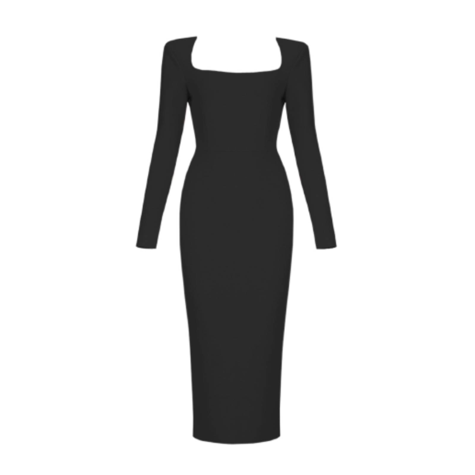 Vestido Dama Corto Ajustado Elegante Manga Larga Mpb-634 