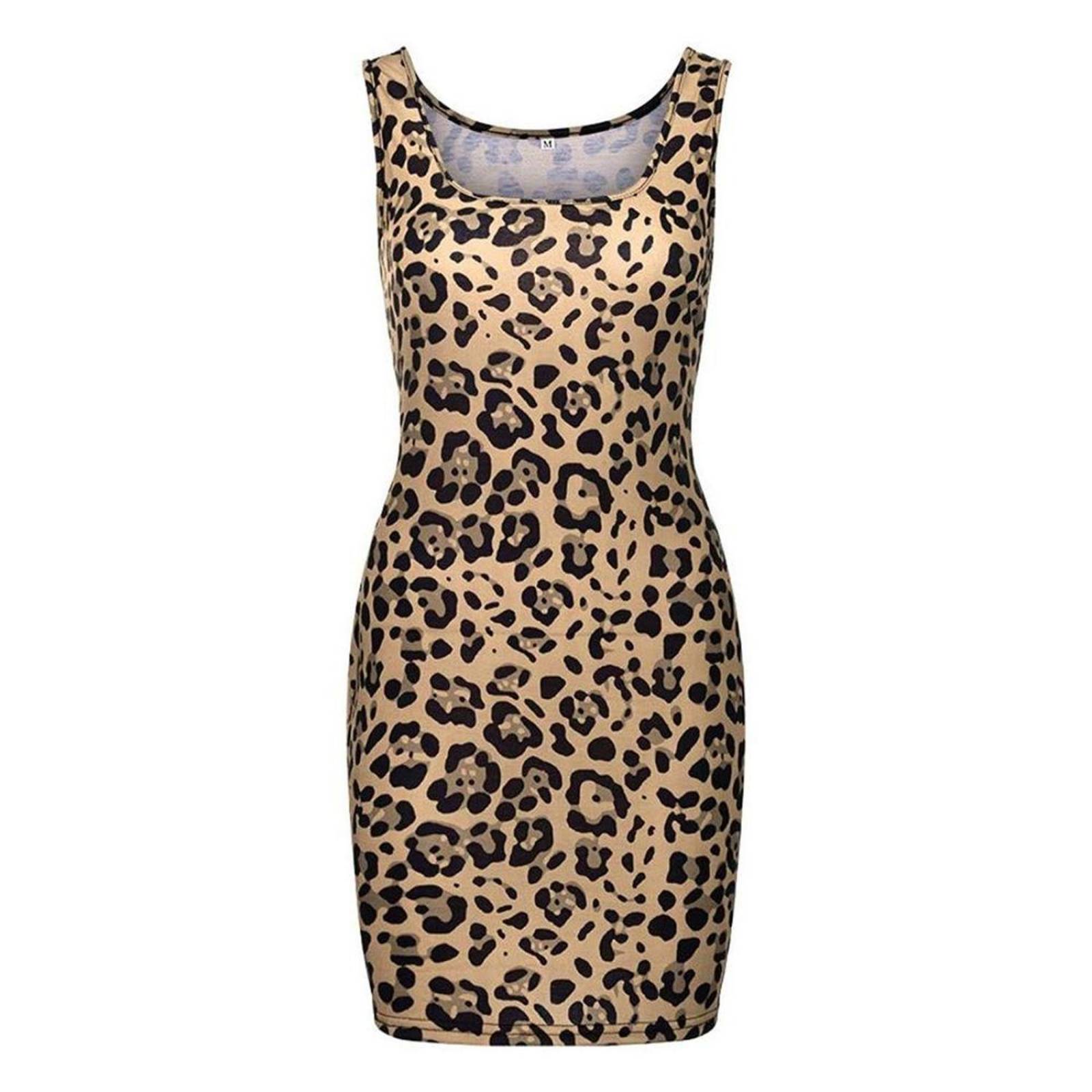 Vestido Diseño Animal Print Para Dama M-314 