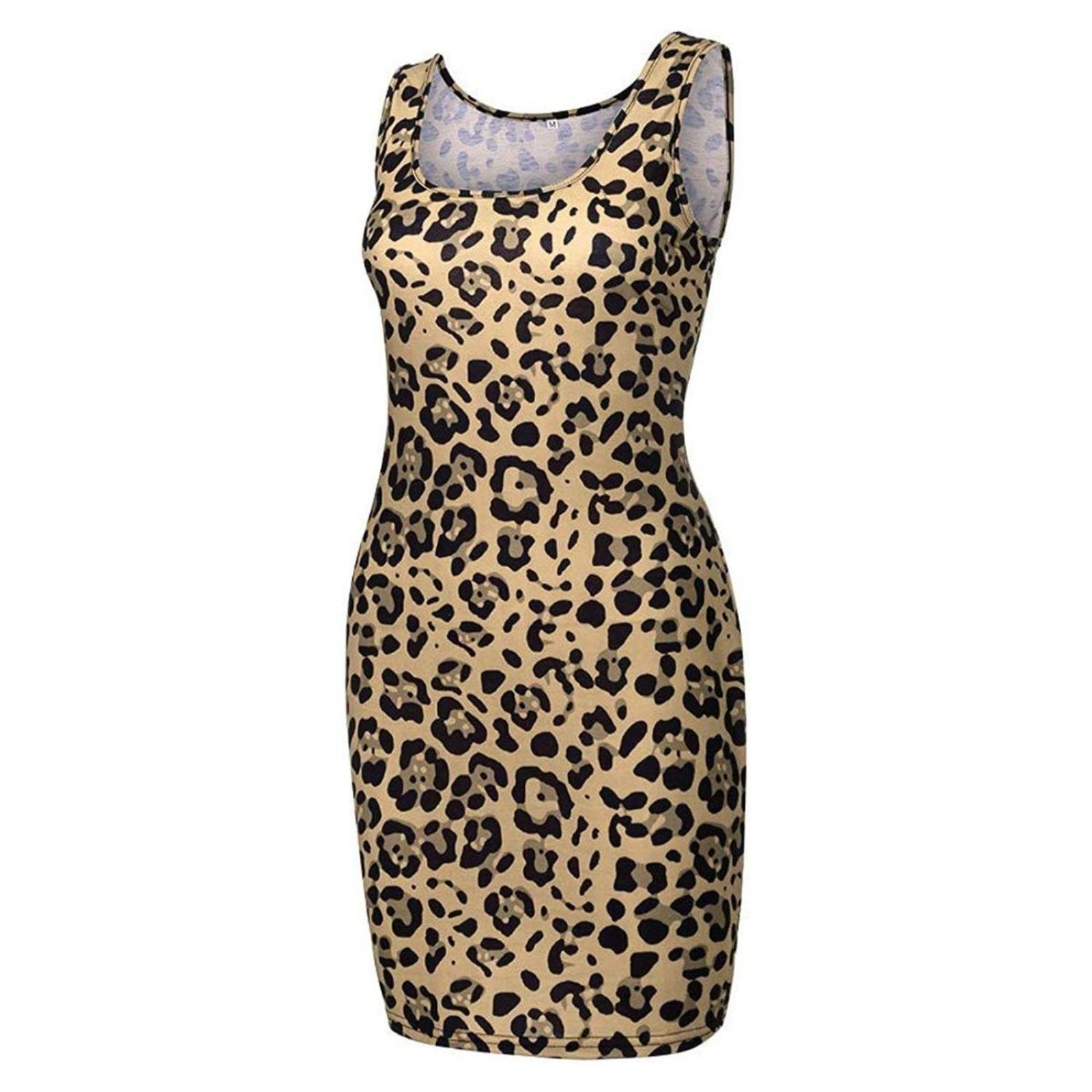 Vestido Diseño Animal Print Para Dama M-314 