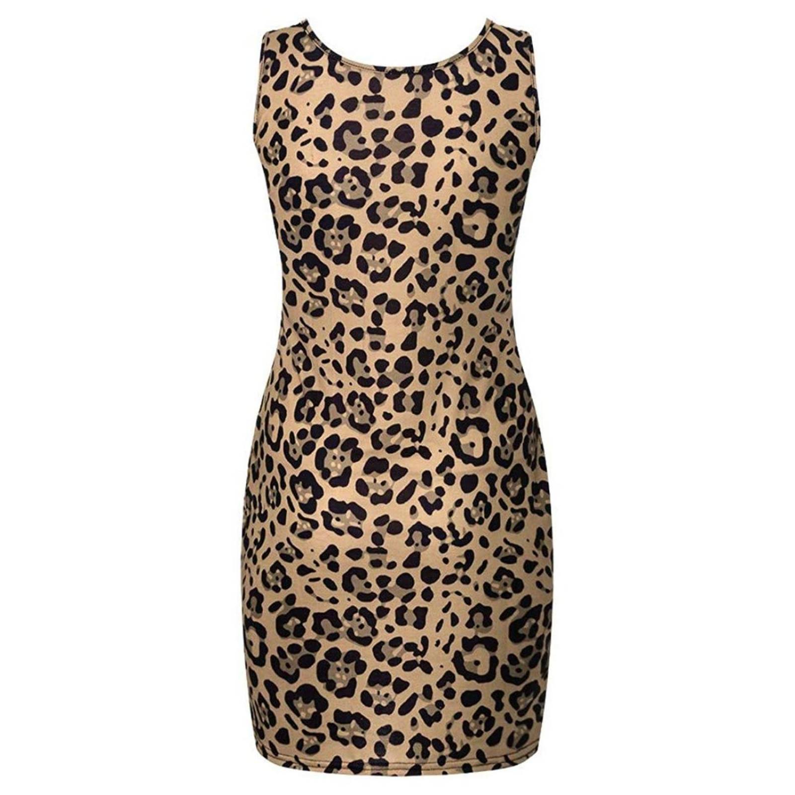 Vestido Diseño Animal Print Para Dama M-314 