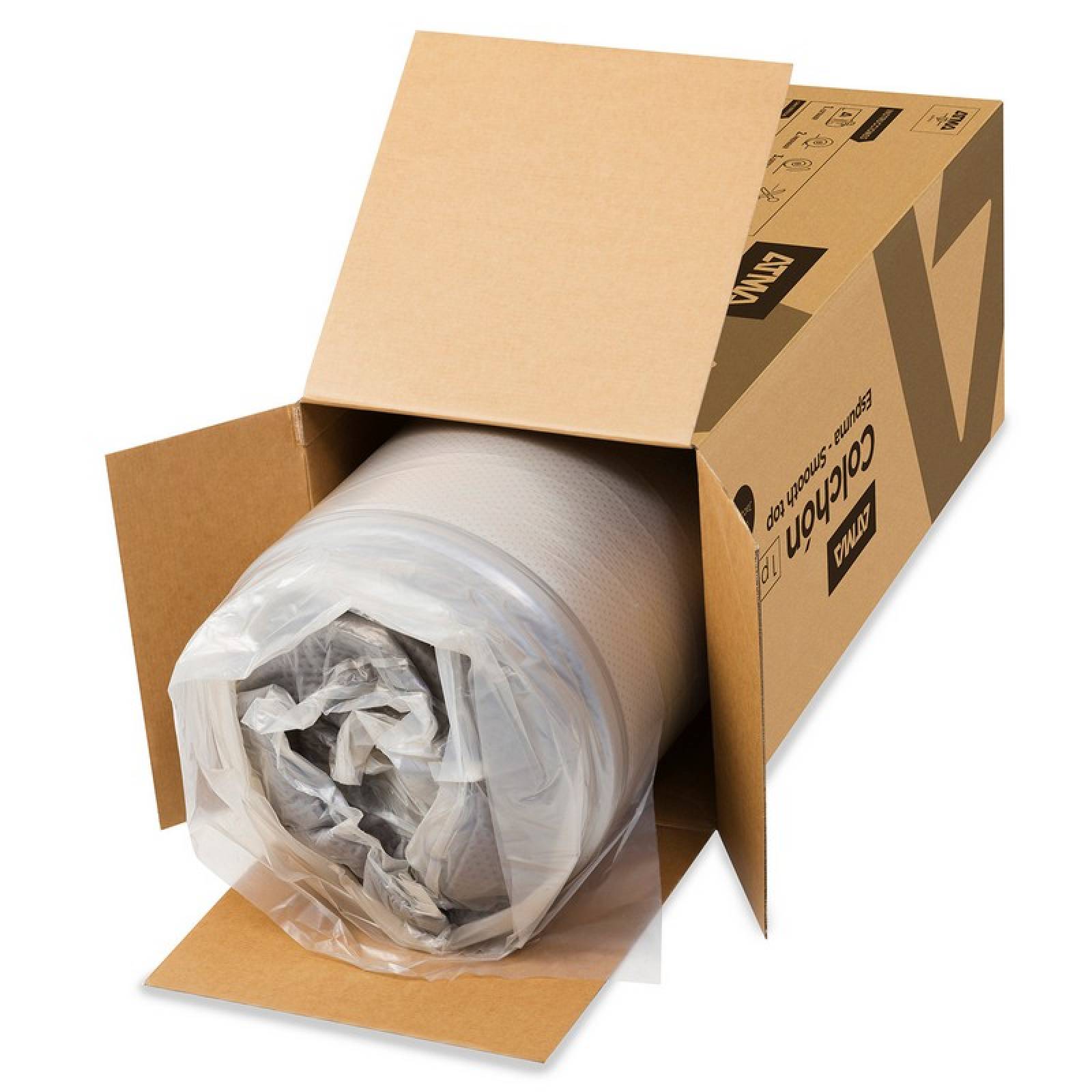 Colchón ATMA Individual Smooth Top con Pillow 100x190 Memory Foam (Semi Firme)