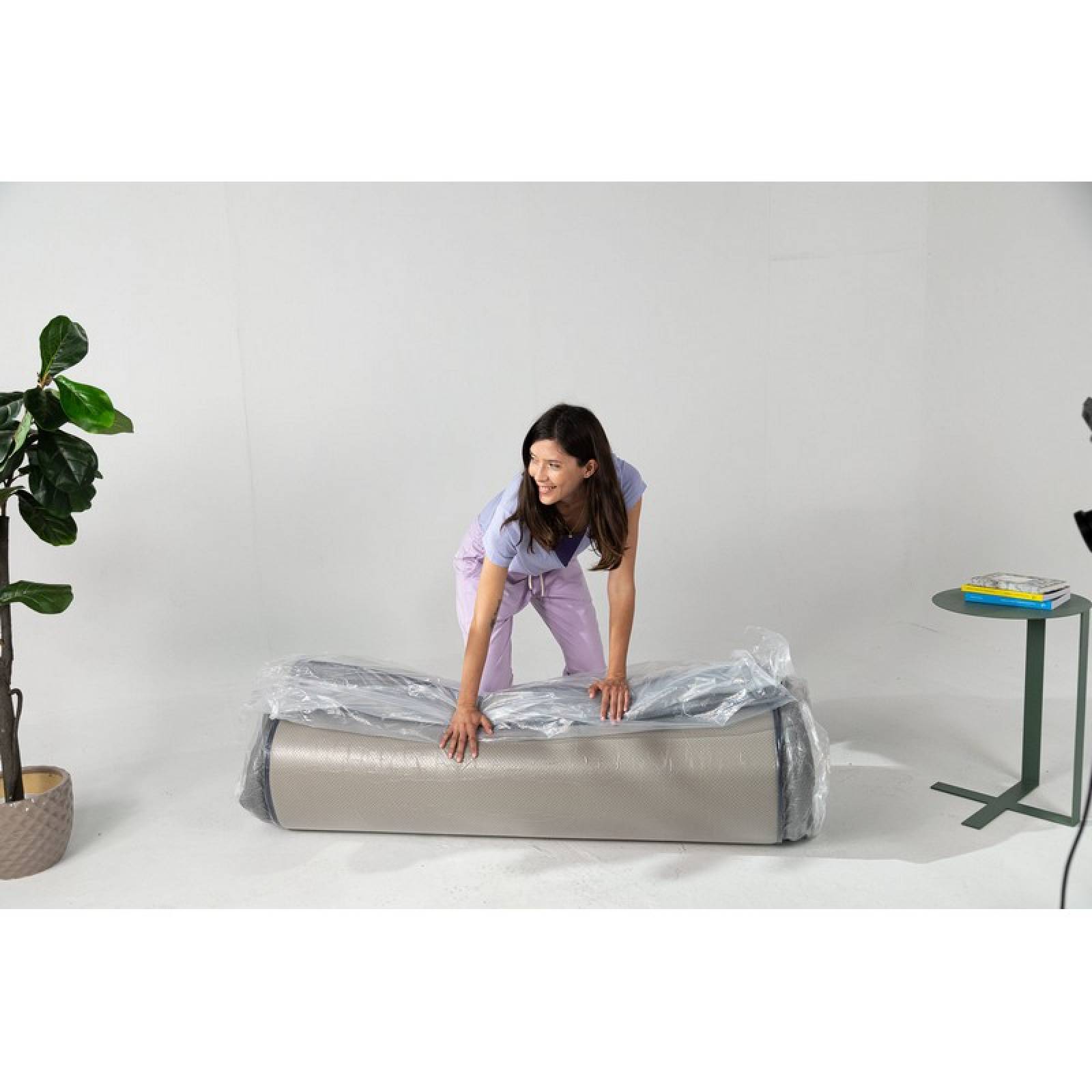 Colchón ATMA Queen Smooth Top con Pillow 150x190 Memory Foam (Semi Firme)