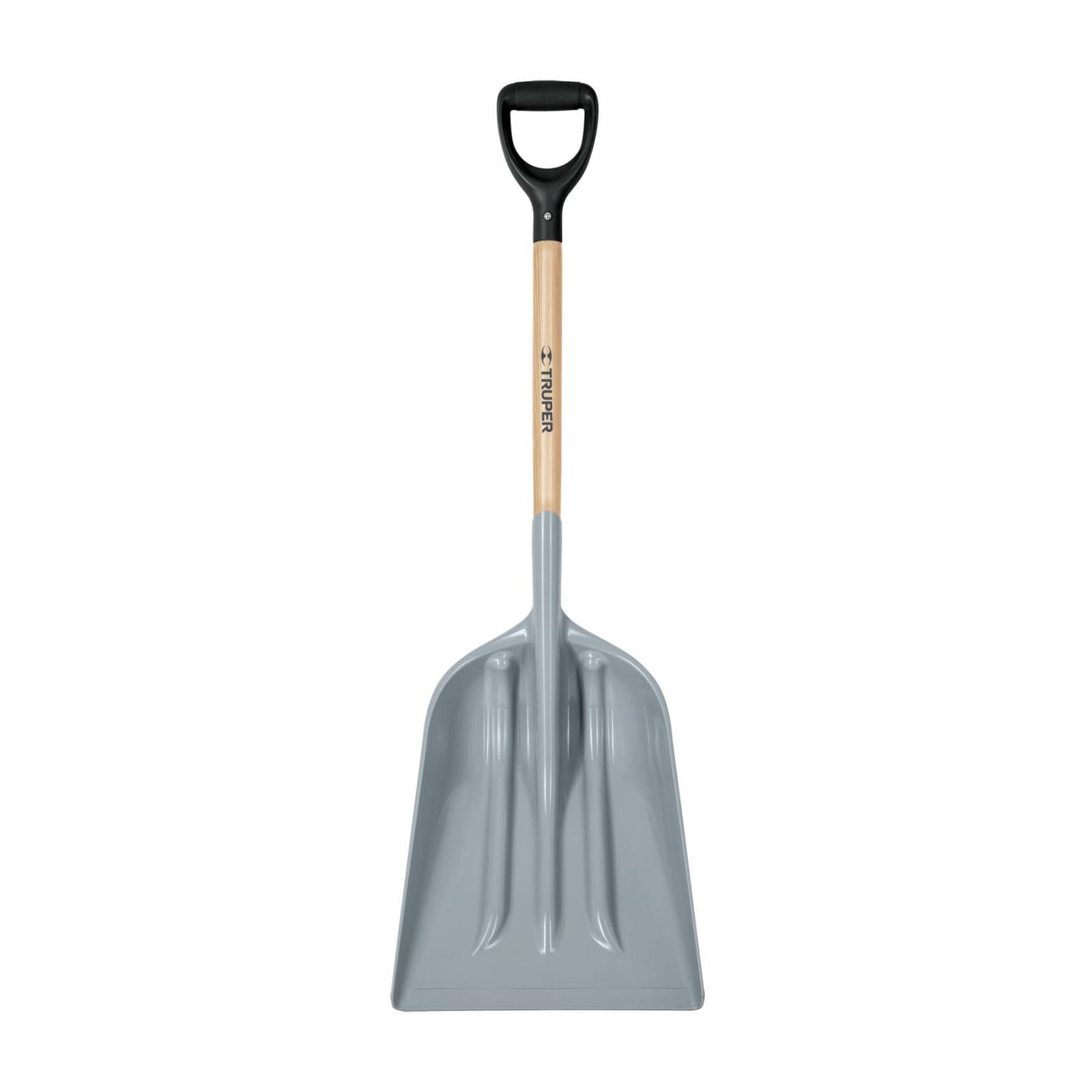 Pala sanitaria cabeza plástica, puño 'Y', mango 27', Truper