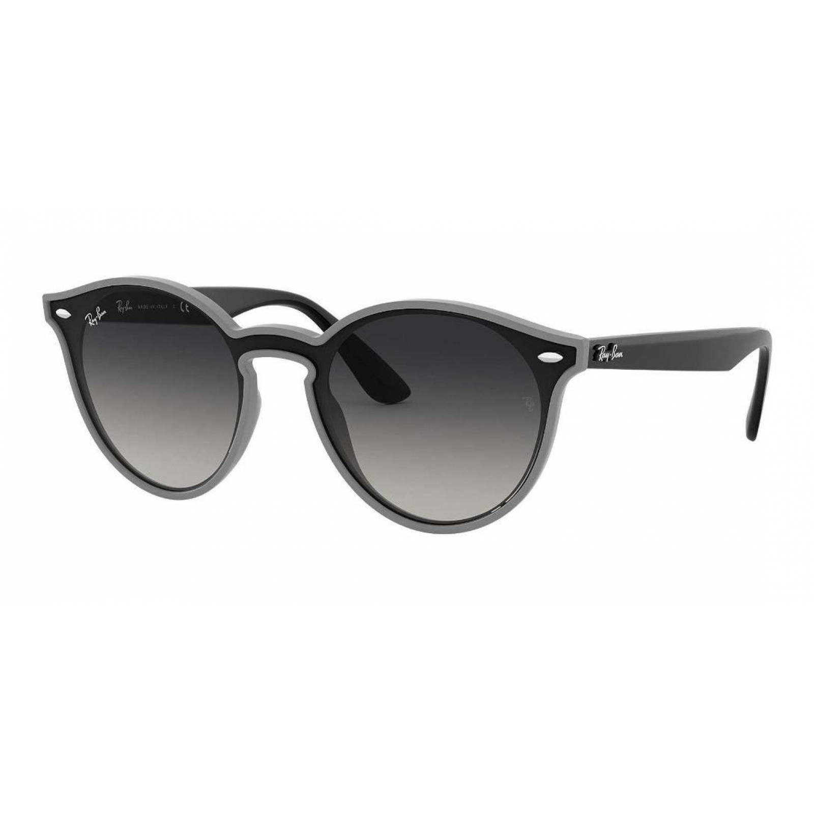 Ray Ban Rb4380n 64158g Round Blaze Gris Degradado Negro Icon