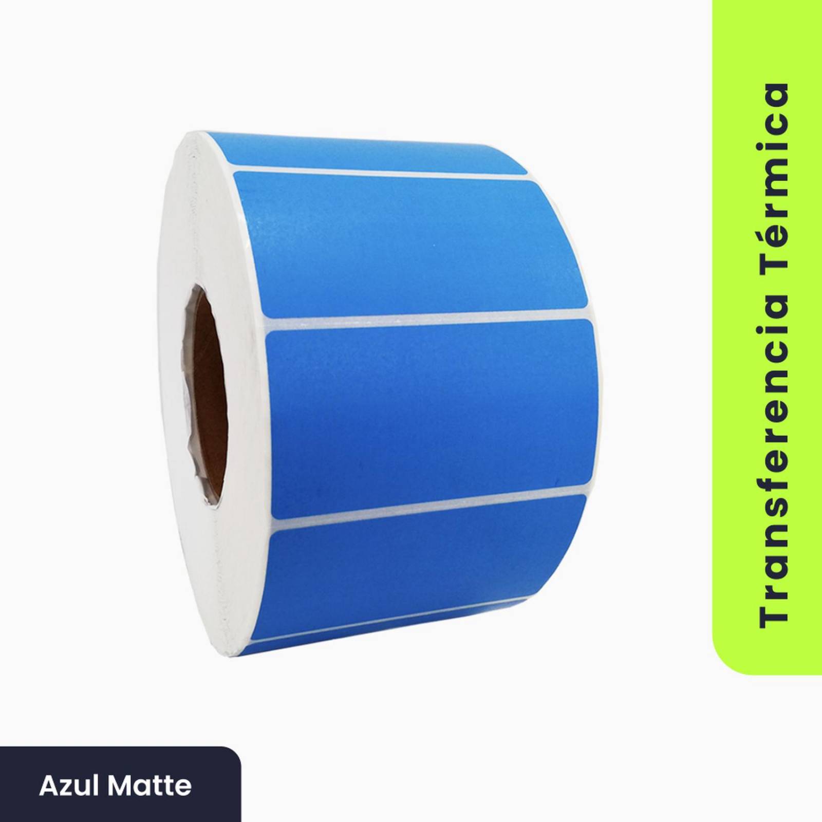 Etiqueta Transferencia Térmica Azul C/2850 Etiq. 4X2 In 