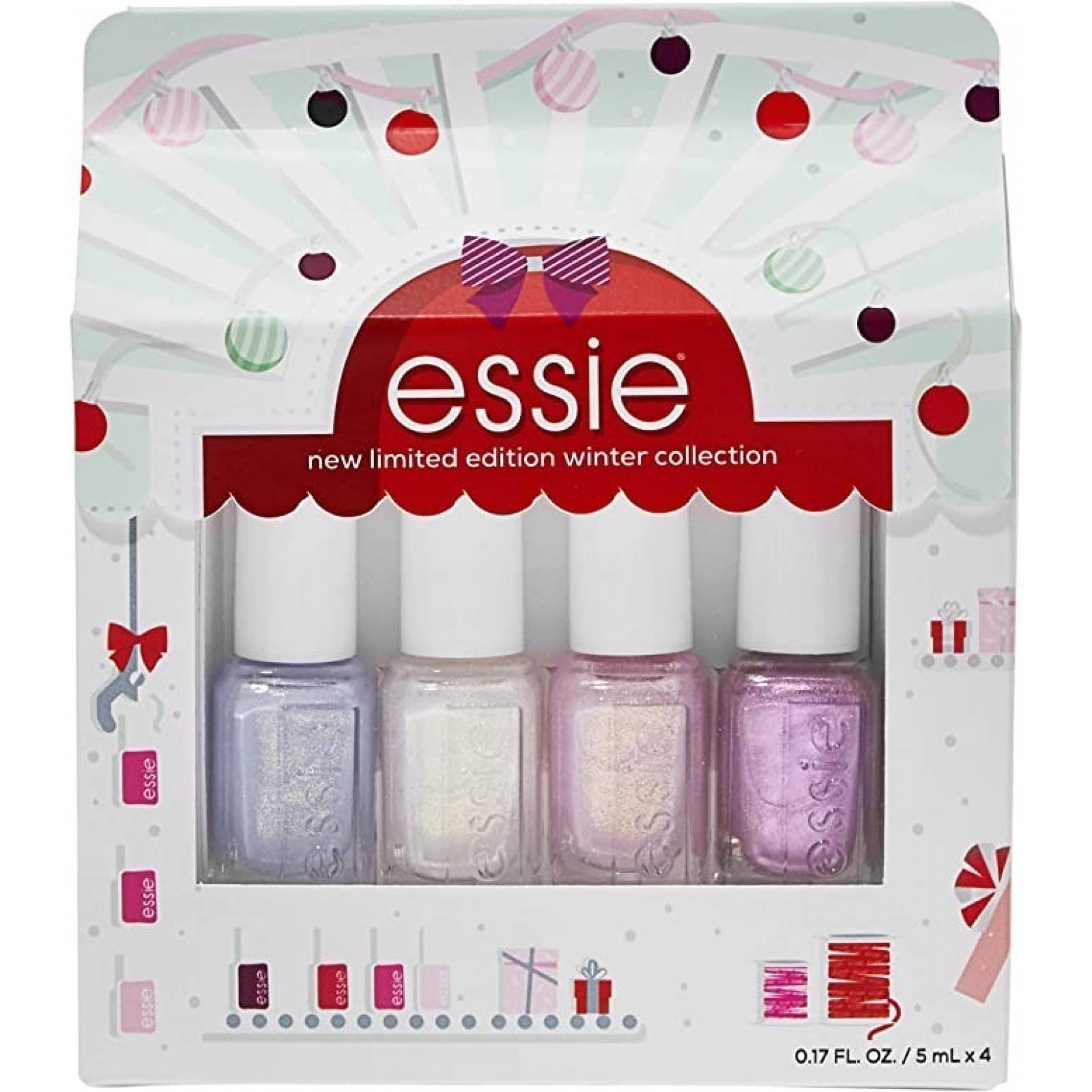 Kit De 4 Piezas De Essie Edición Limitada Esmalte De Uñas