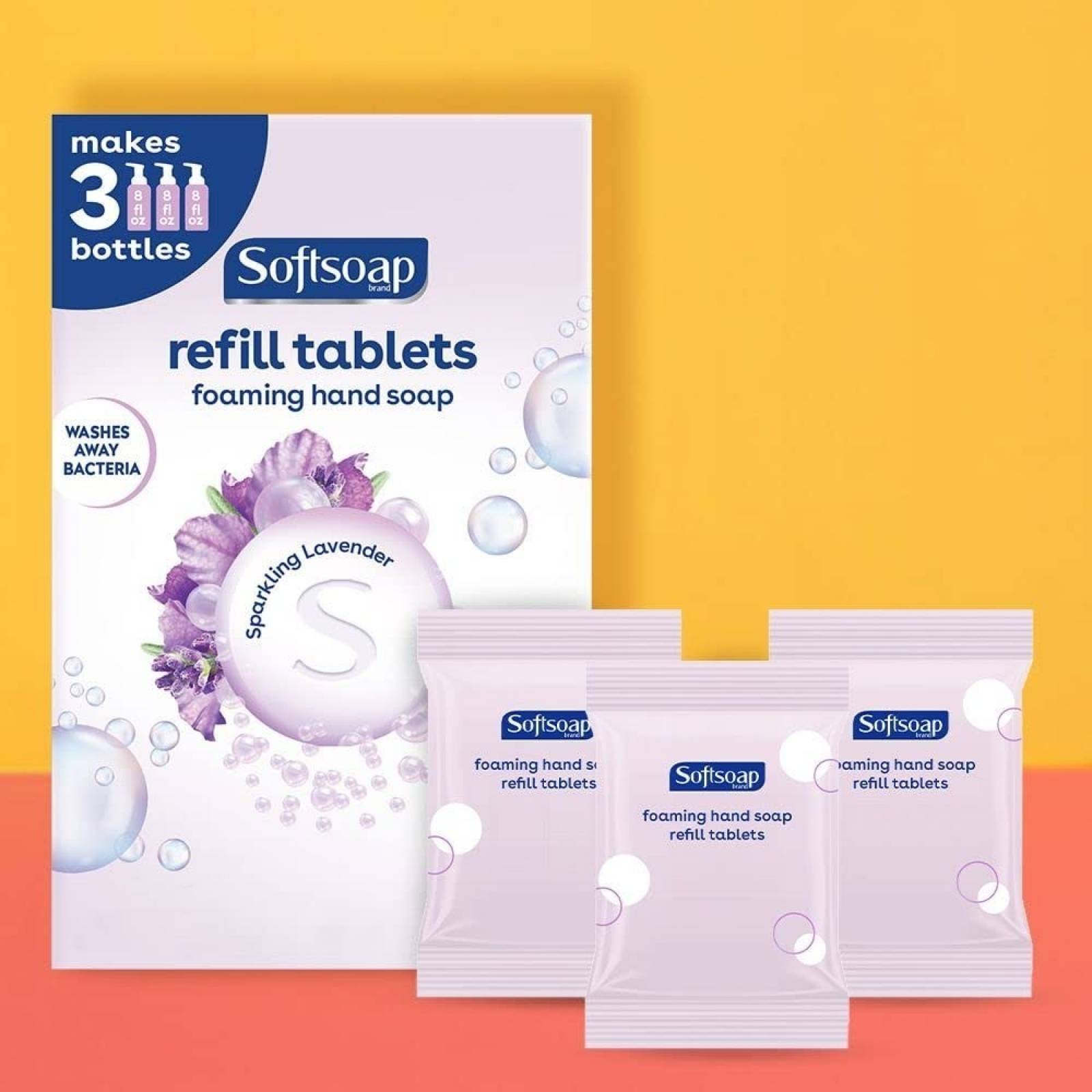 Jabon De Manos Softsoap Tabletas Refills 3 Piezas