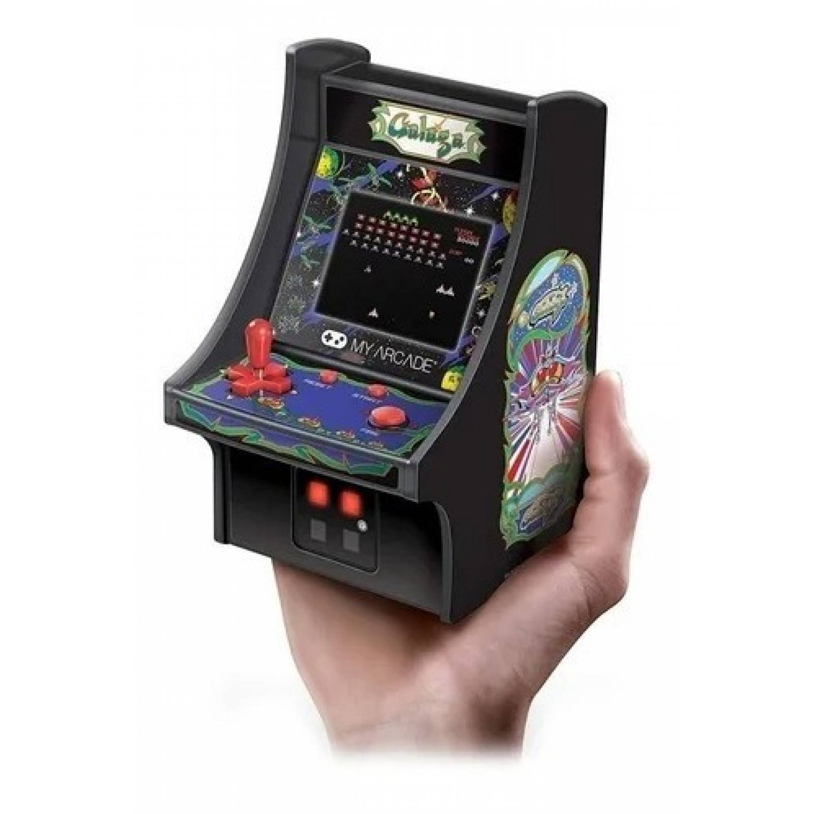 Micro Arcade Retro Con Juego Galaga Micro Maquinita Clásica