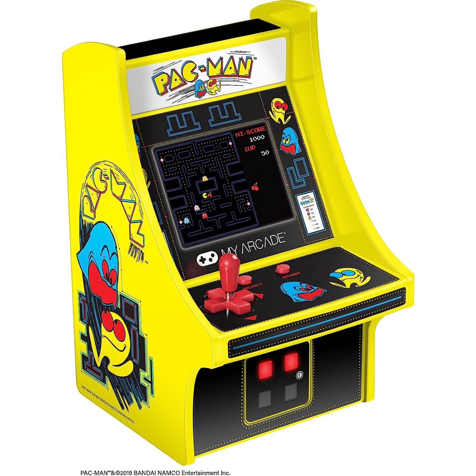 Micro Arcade Retro Con Juego Galaga Micro Maquinita Clásica