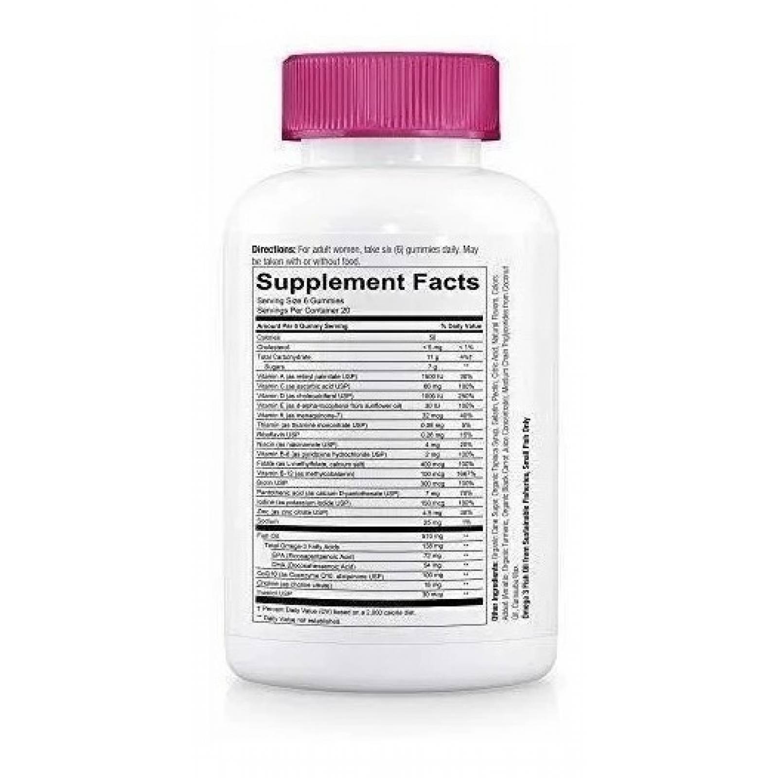 Smarty Pants Mujer Formula Gomitas Vitaminas 120pzas