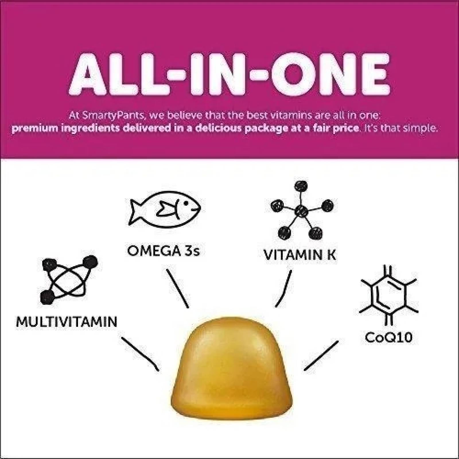 Smarty Pants Mujer Formula Gomitas Vitaminas 120pzas