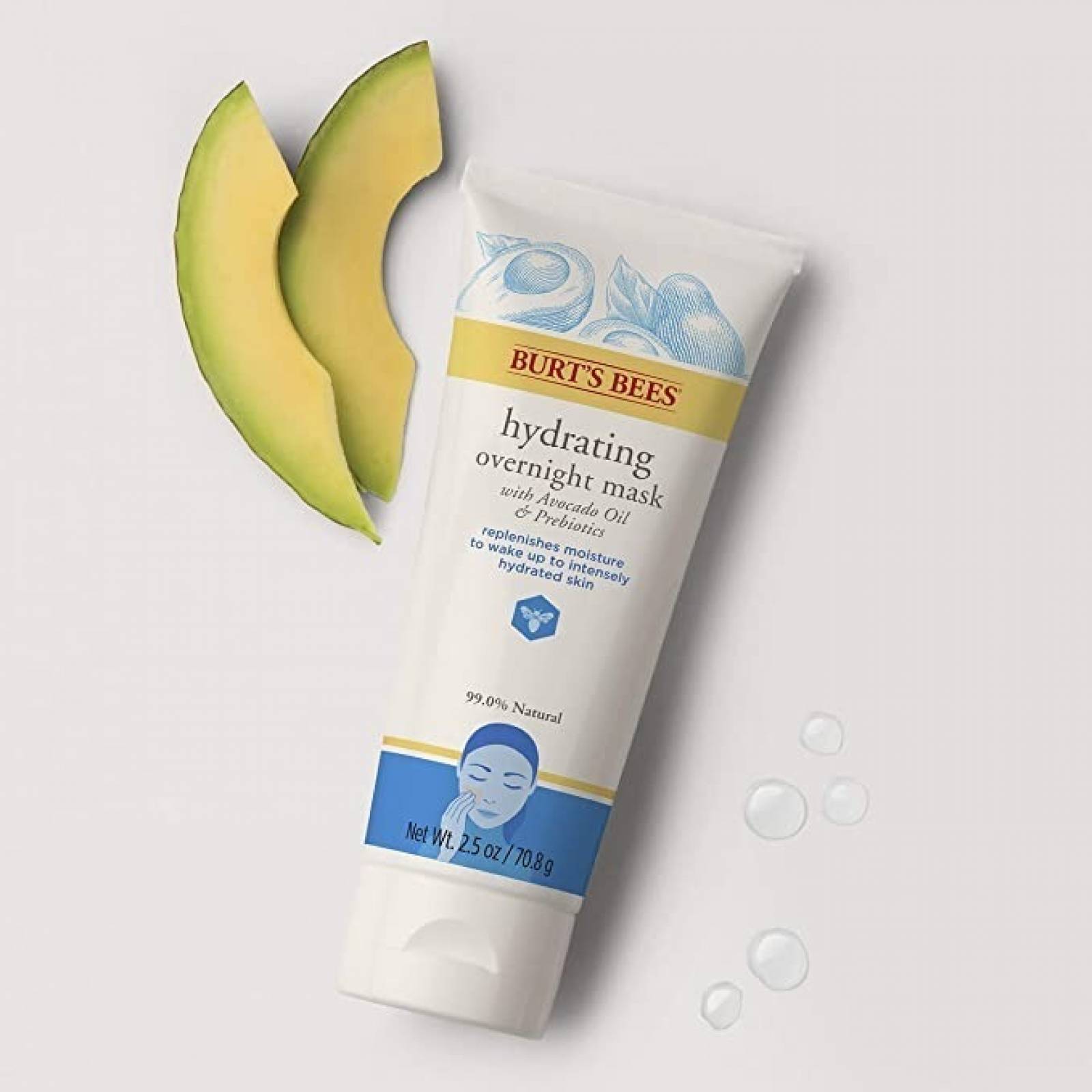 Mascarilla Facial Nocturna Hidratante Burt's Bees 161 G