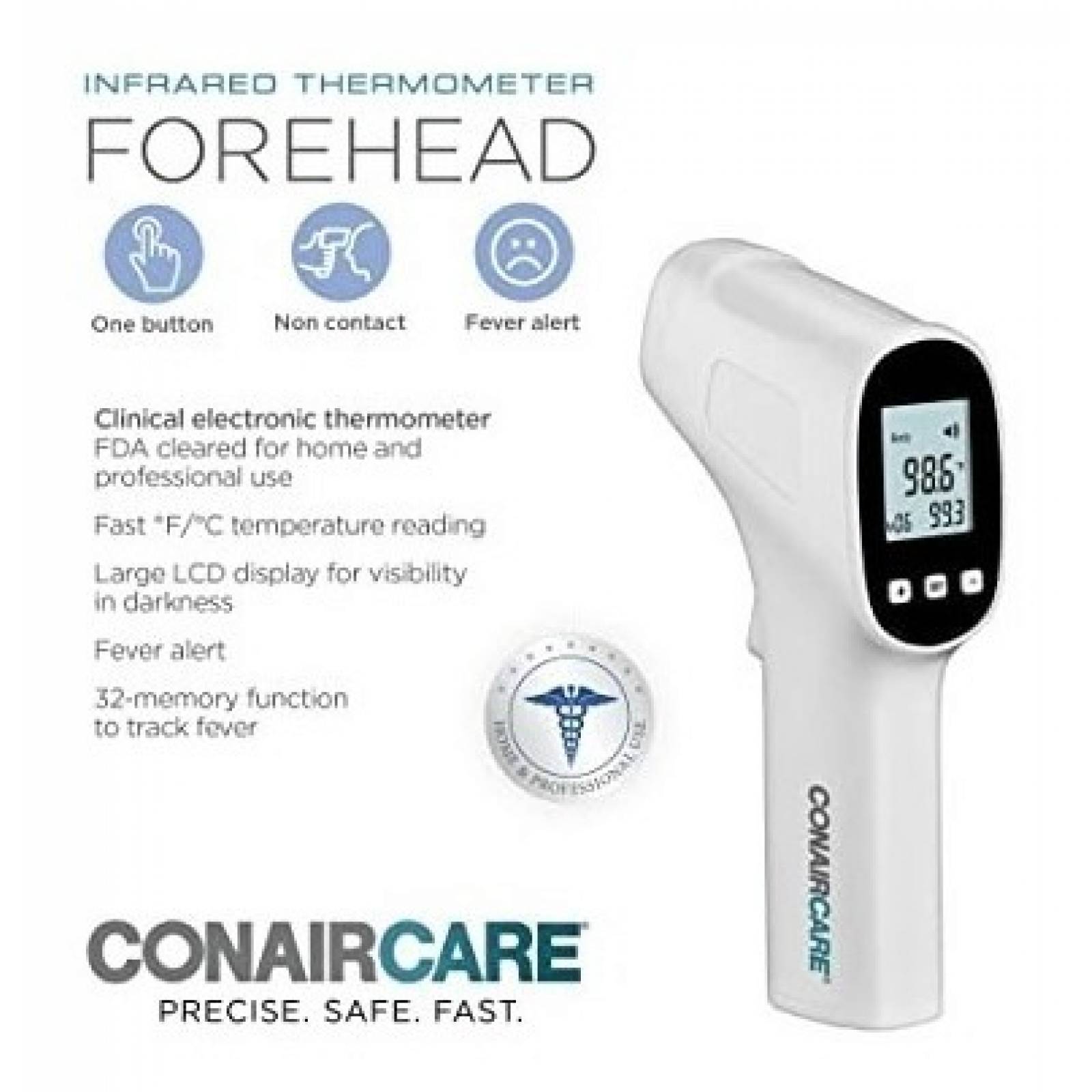 Termometro Infrarrojo Conair Care Forehead