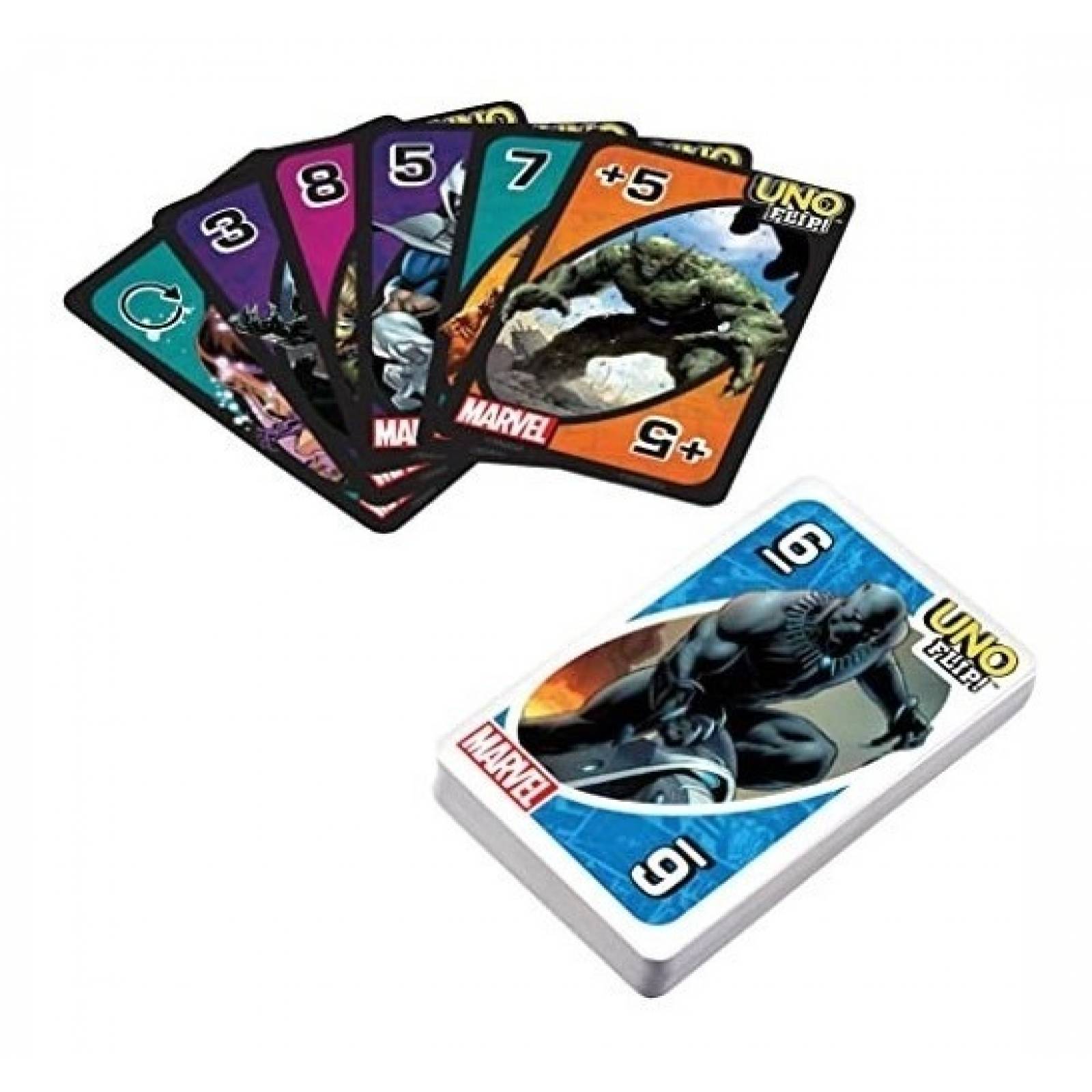Juego De Cartas Uno Marvel Super Heroes O Villanos