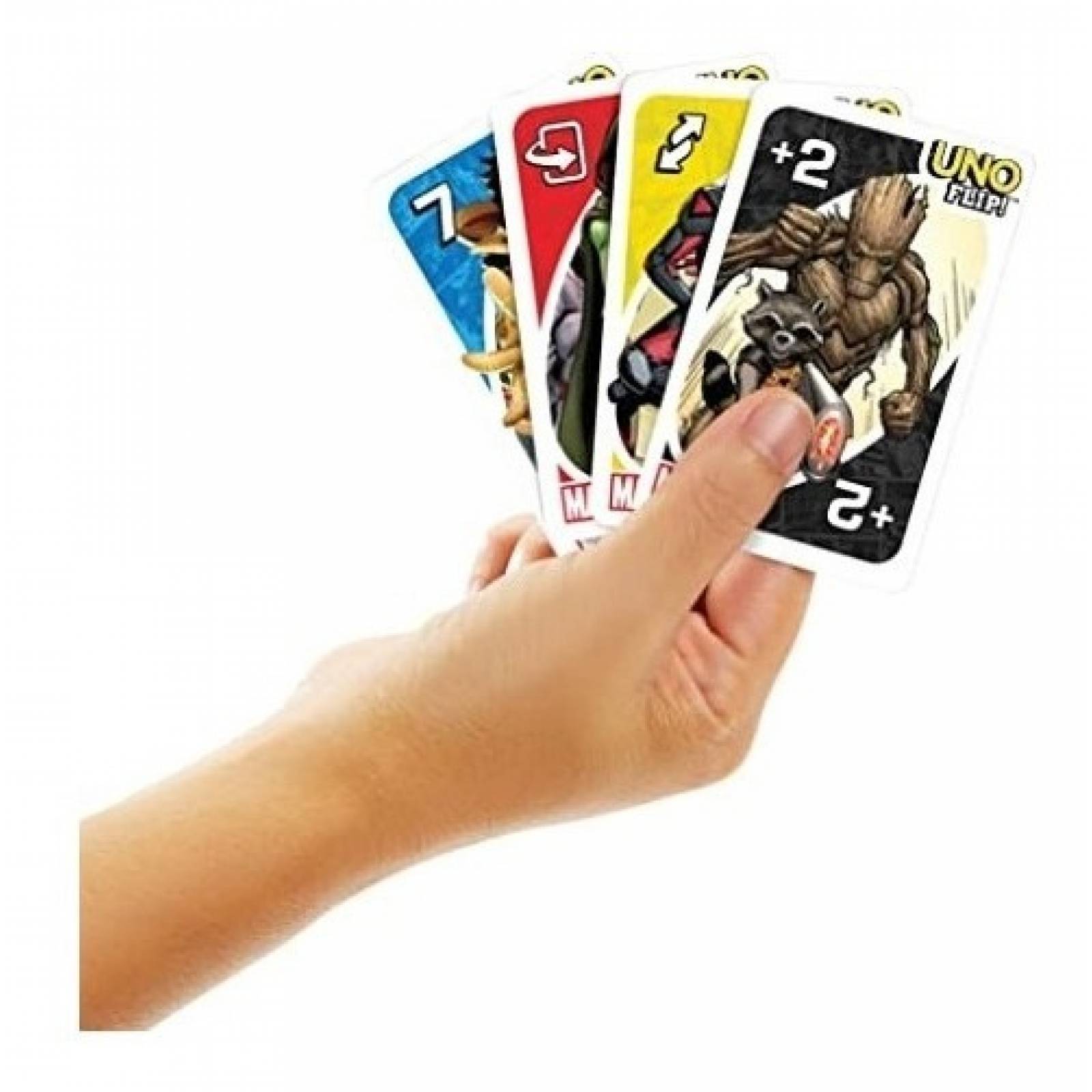 Juego De Cartas Uno Marvel Super Heroes O Villanos