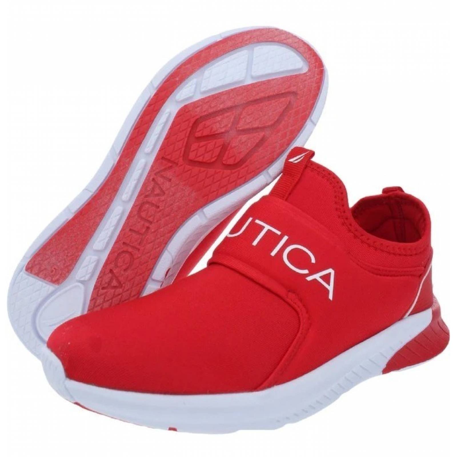 Tenis Nautica Hombre Coaster Rojo Tamaño 40