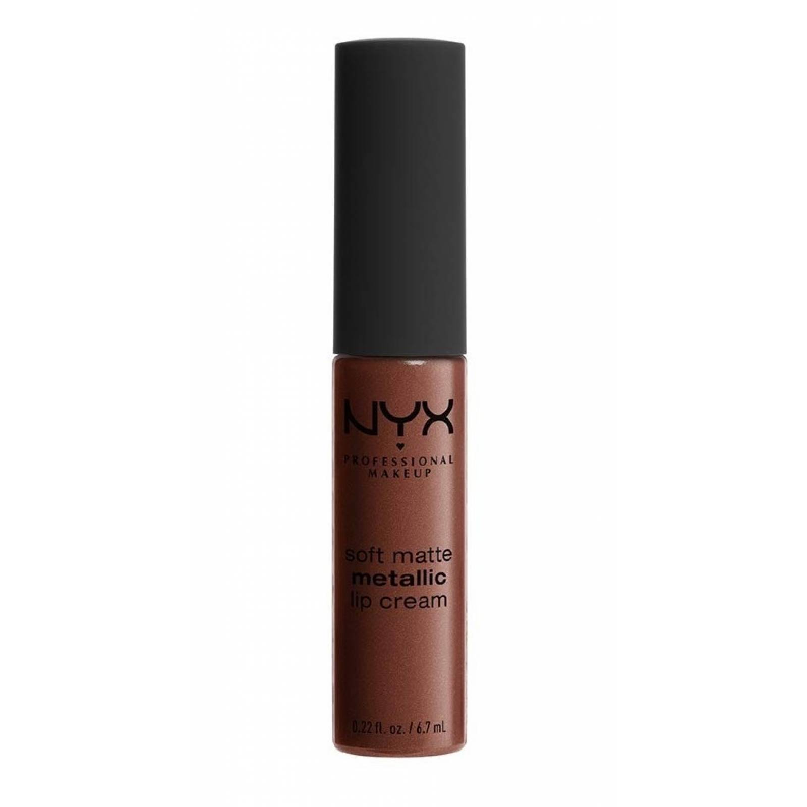 Labial Liquido Nyx Soft Matte Metallic Lip Cream 67ml