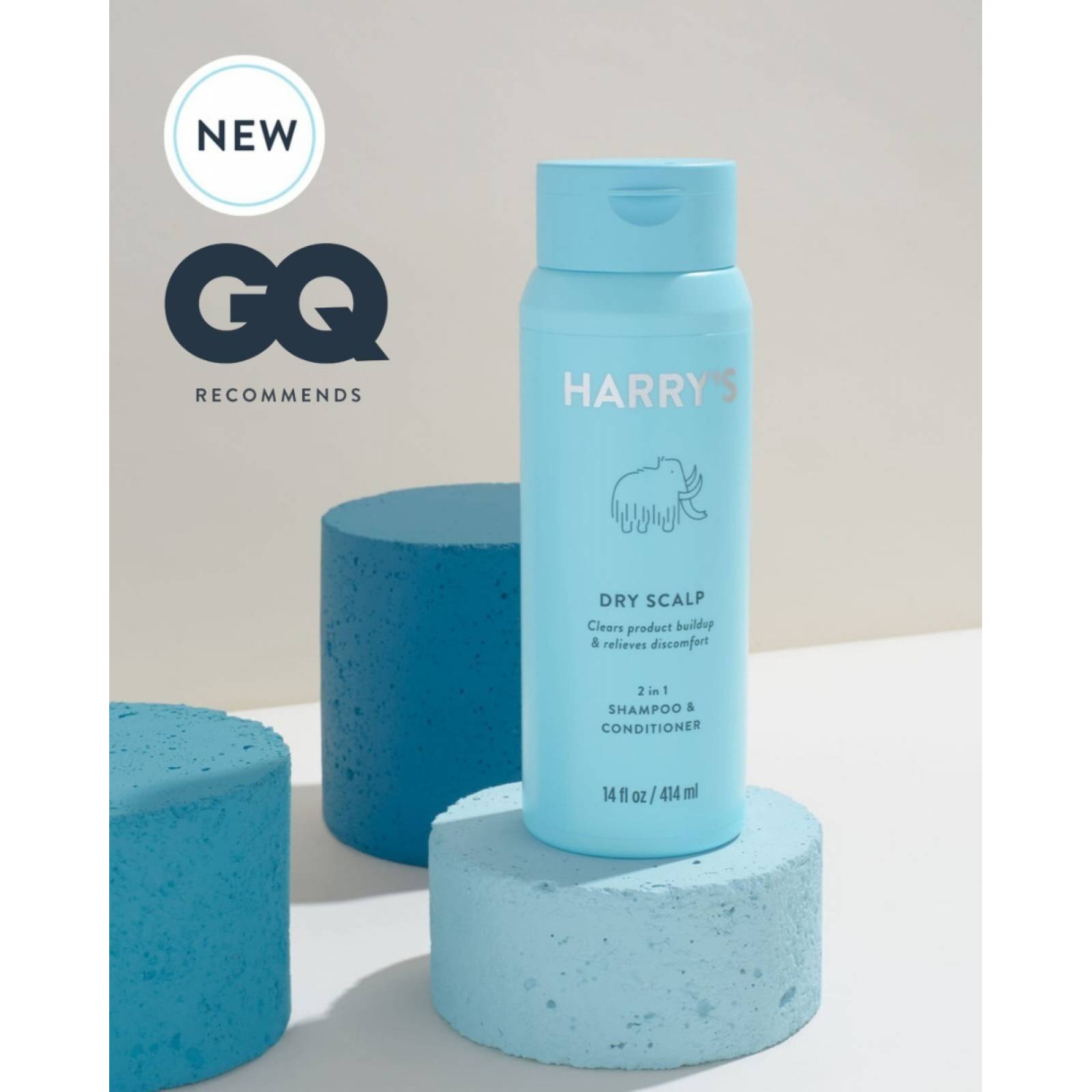 Shampoo Y Acondicionador 2 En 1 Harry´s Dry Scalp 414ml