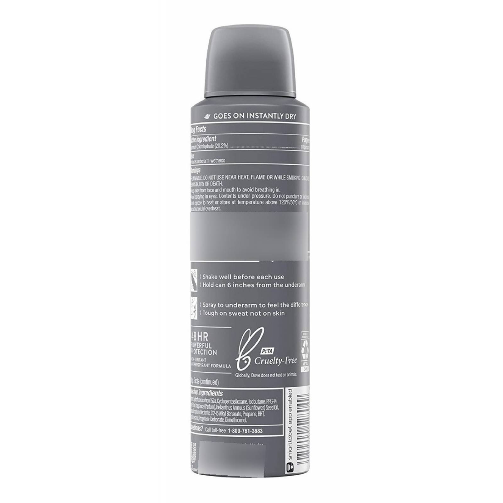 Desodorante Spray Dove Men Care Dry 107g