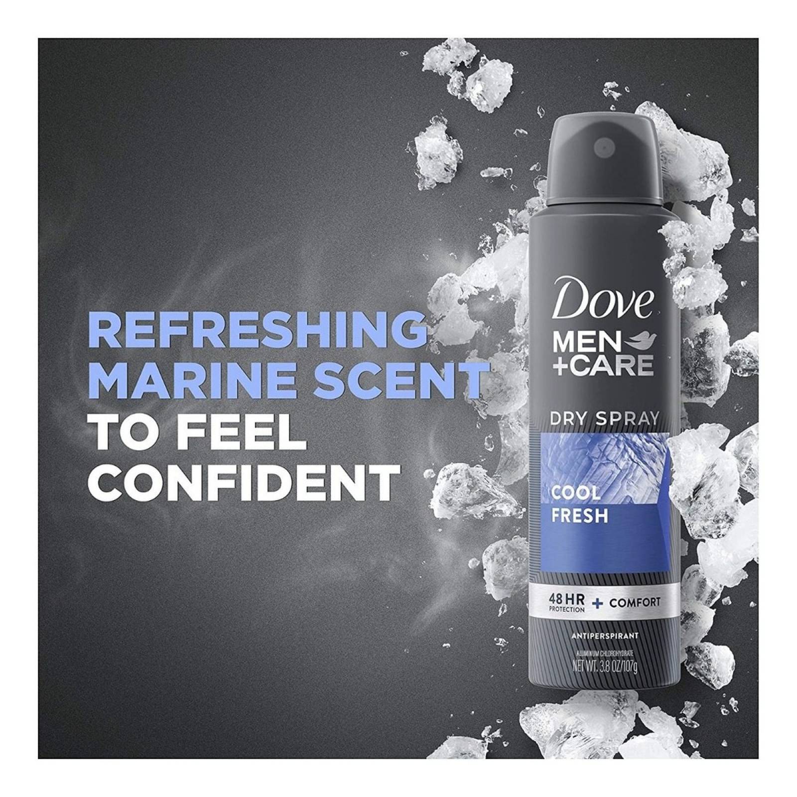 Desodorante Spray Dove Men Care Dry 107g