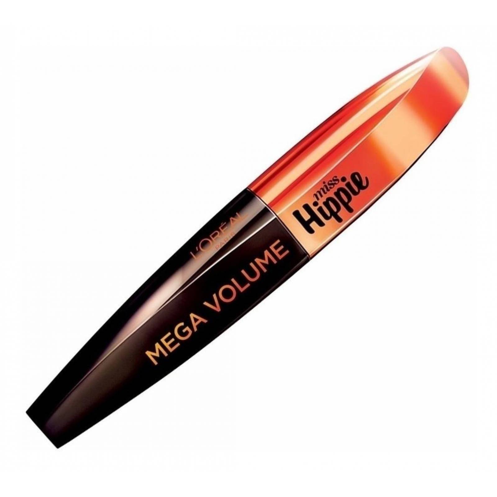 Máscara De Pestañas L'oréal Paris Mega Volume Miss Hippie Waterproof 84ml Color Black