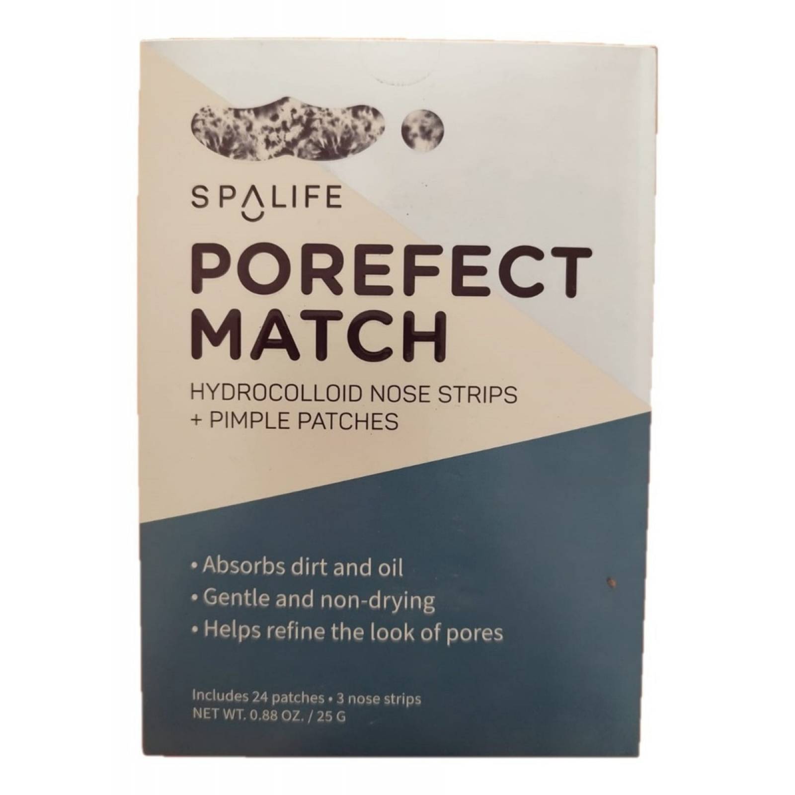 Spalife Porefect Match Tiras Nasales Hidrocoloides 24 Piezas