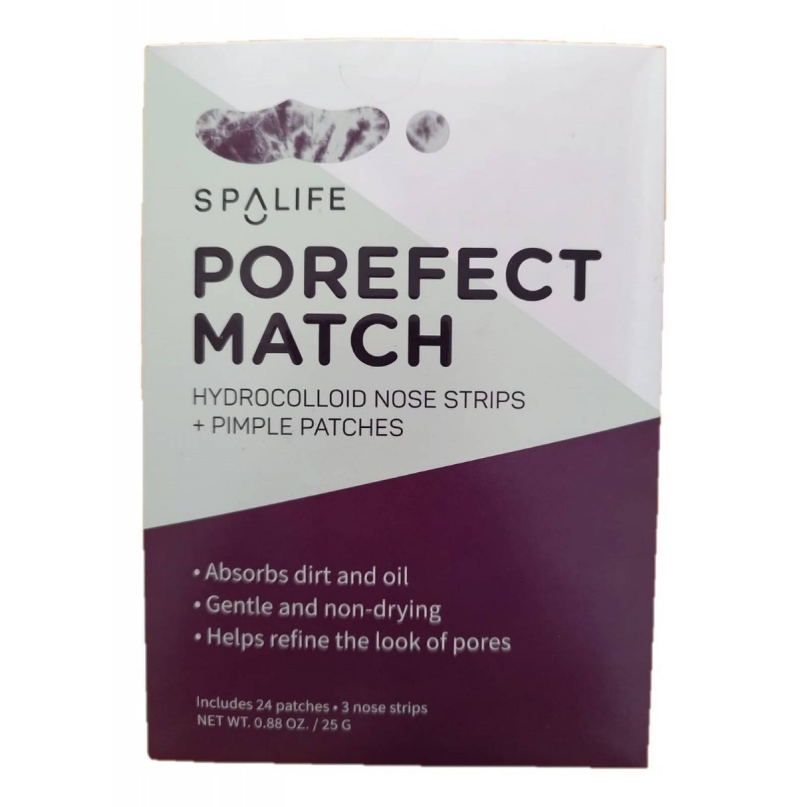 Spalife Porefect Match Tiras Nasales Hidrocoloides 24 Piezas