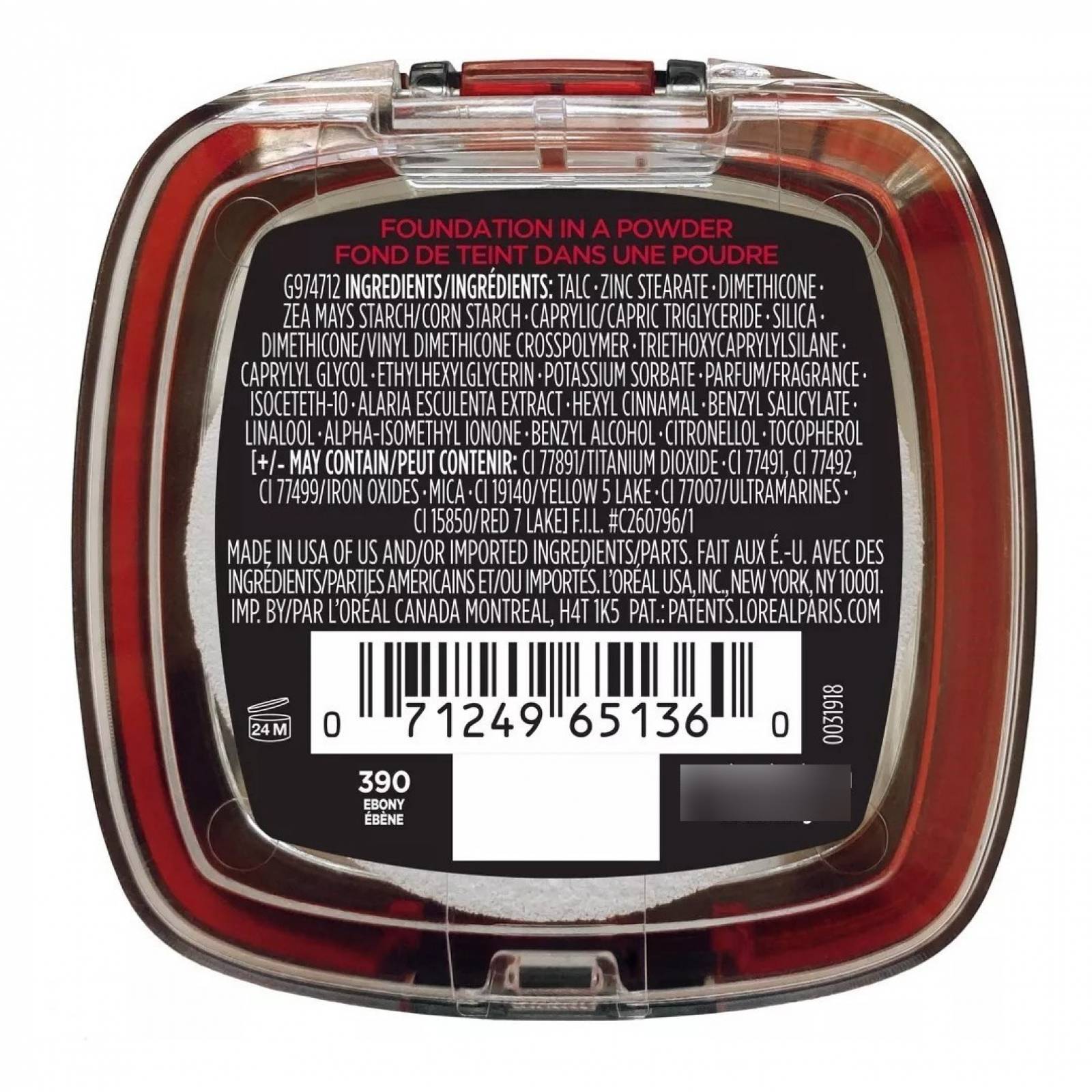 Polvo Facial L'oreal Infallible 24h Fresh Wear 9g