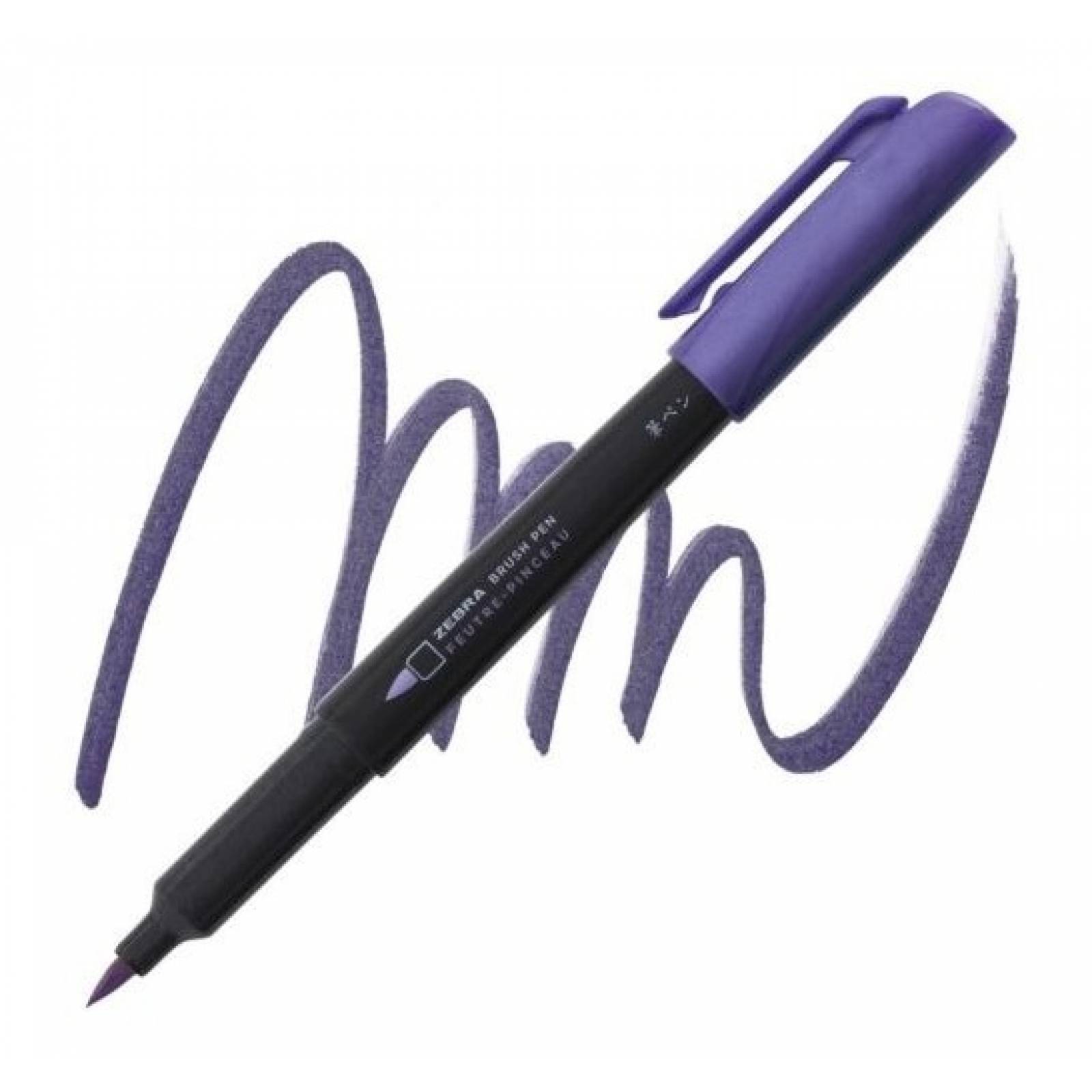 Pluma Pincel Zebra Metallic Brush Pen 3 Piezas