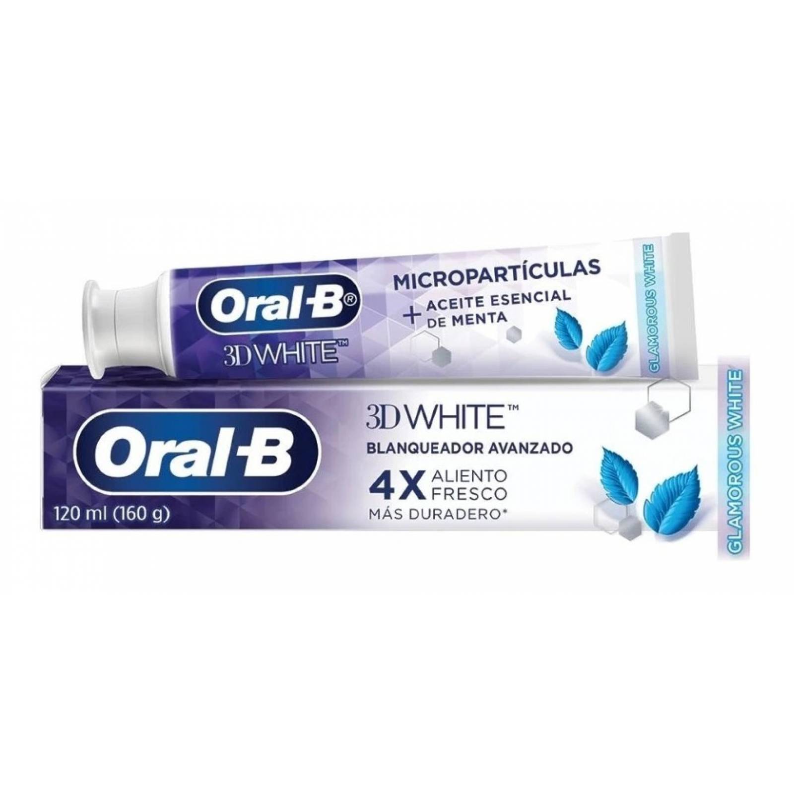 Pasta Dental Oral b 3d White 4x 120ml