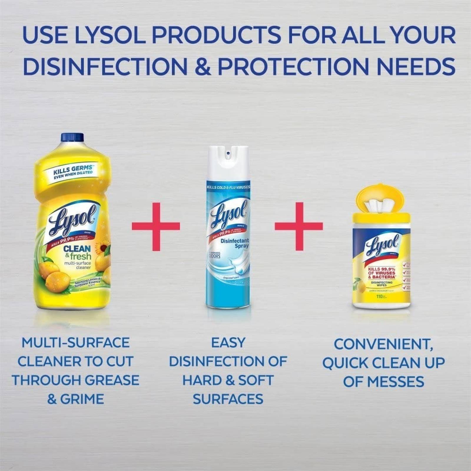Limpiador Lysol Clean & Fresh Multi Surface 118l