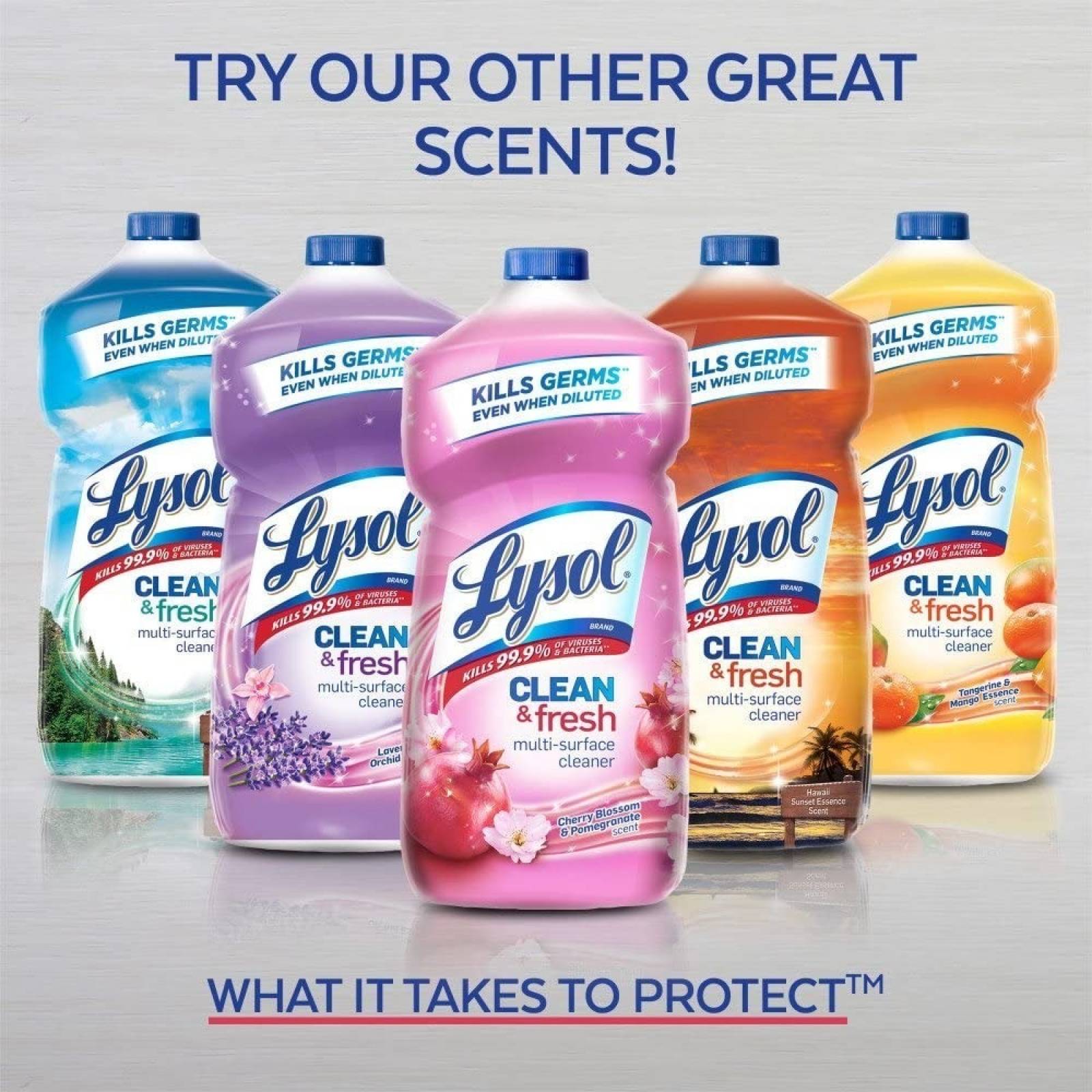 Limpiador Lysol Clean & Fresh Multi Surface 118l