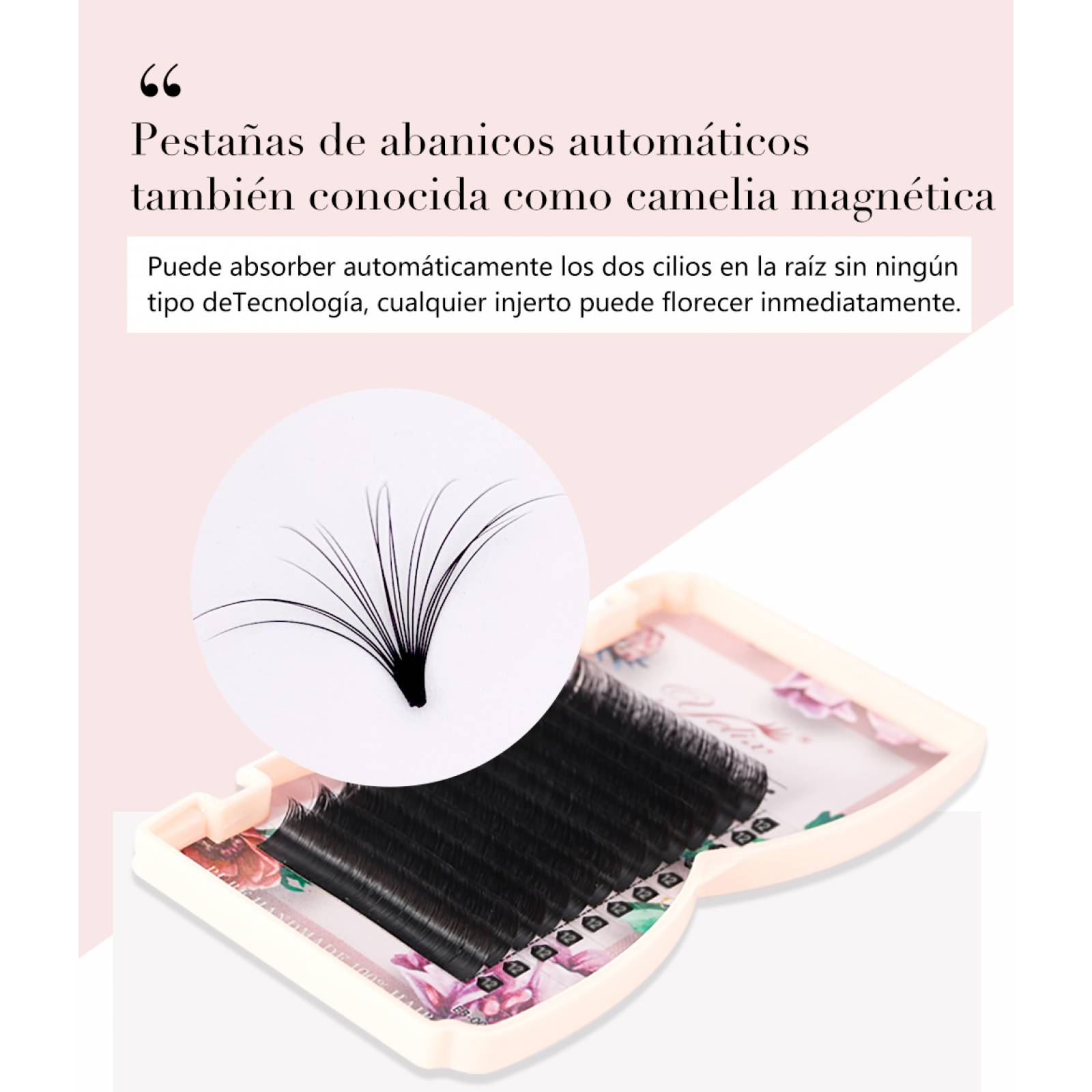 Blister de Pestañas Autofloracion Técnica Híbrida y Volumen