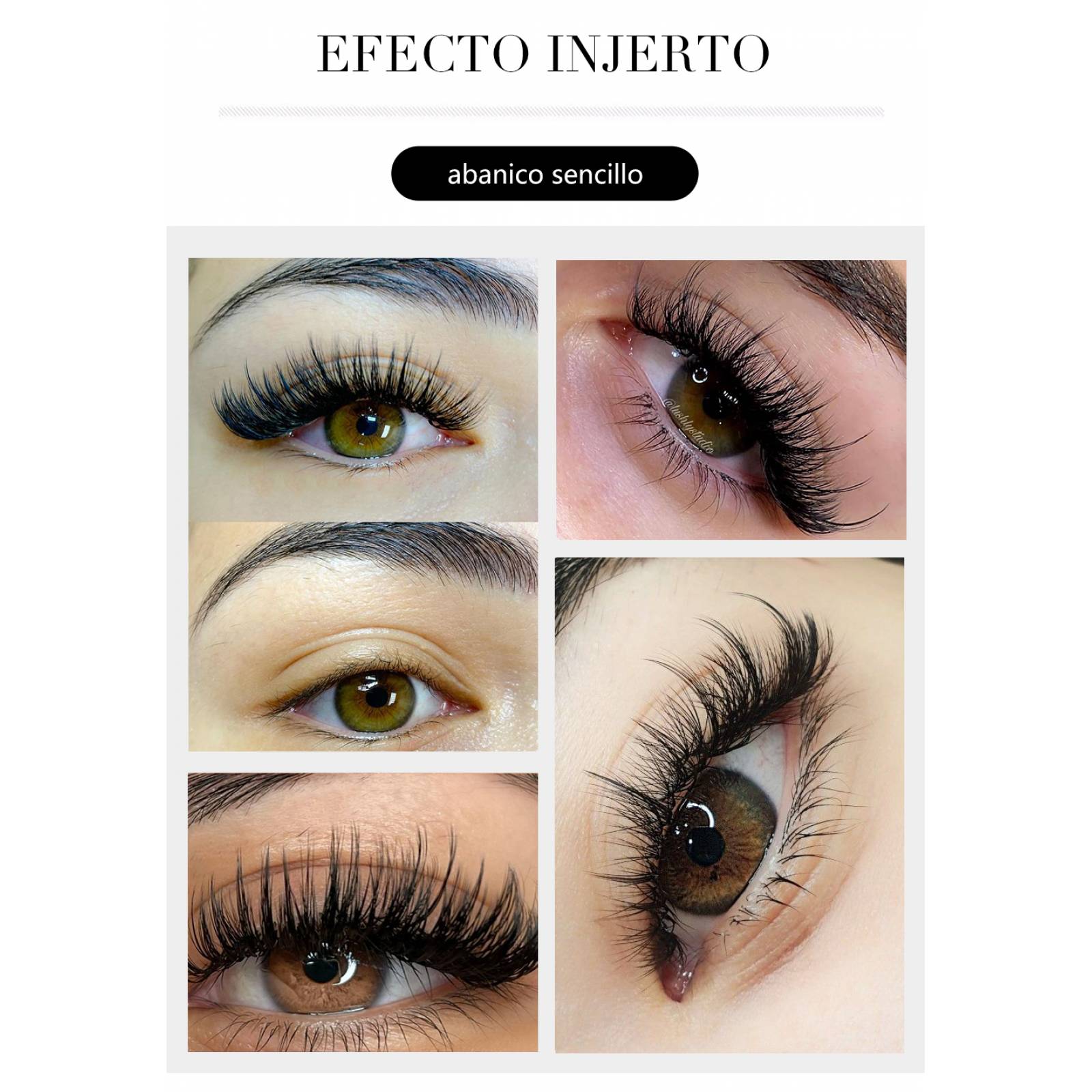 Blister de Pestañas Autofloracion Técnica Híbrida y Volumen