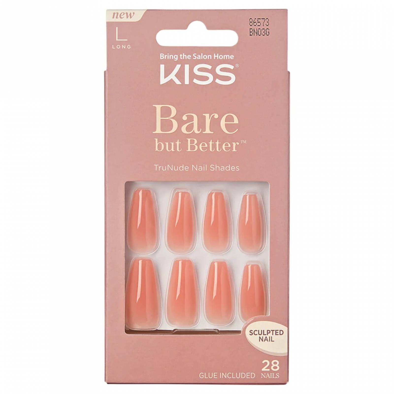 Uñas Postizas KISS Bare But Better Mod 86573