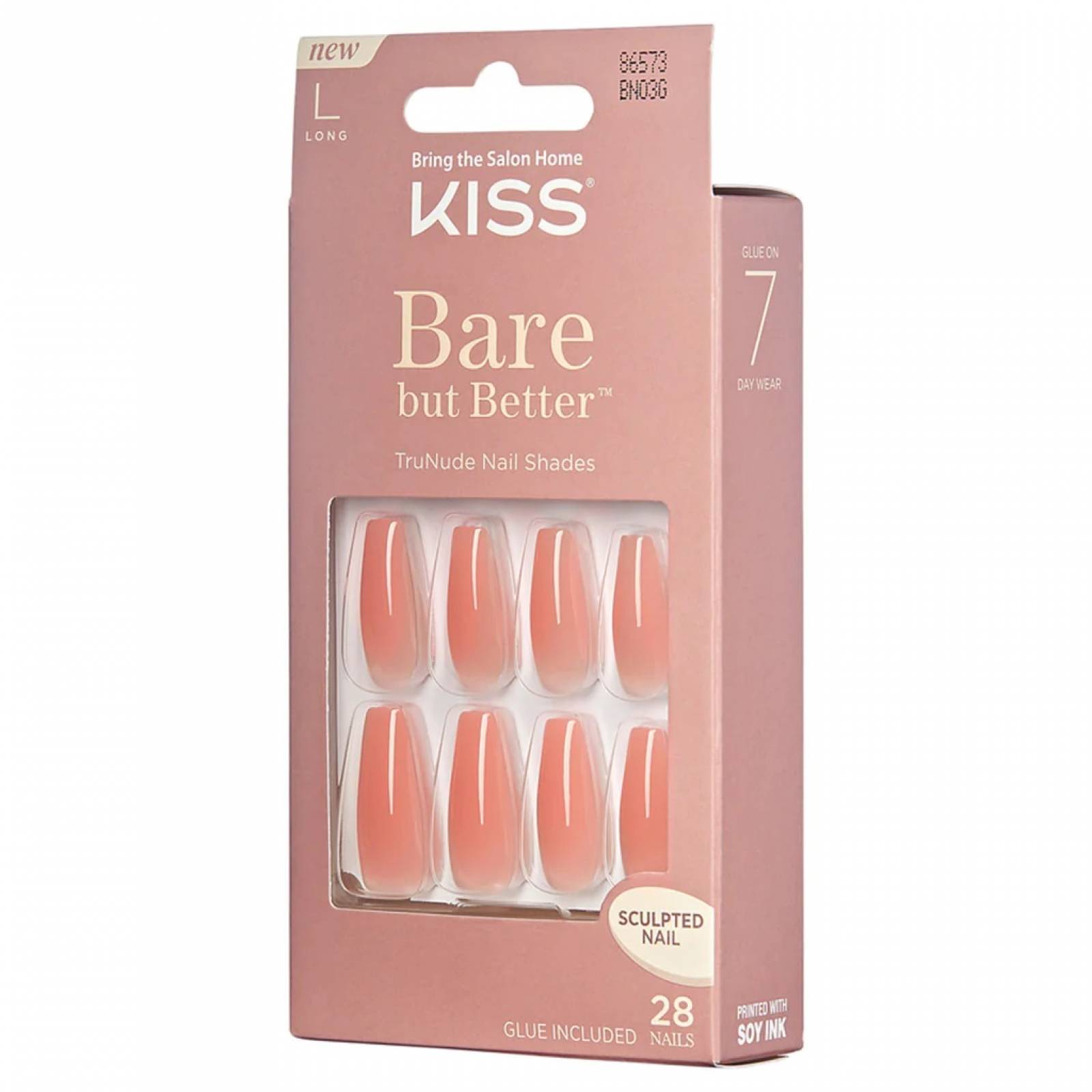 Uñas Postizas KISS Bare But Better Mod 86573