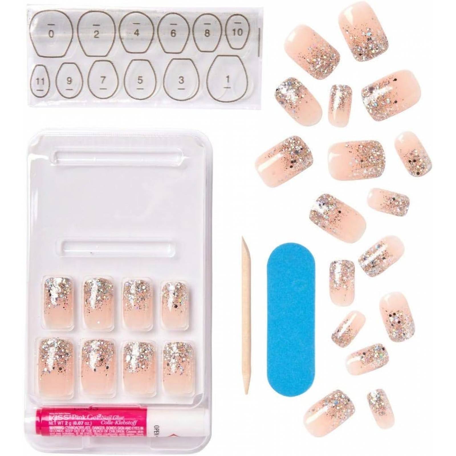 Uñas Postizas KISS Gel Fantasy Collection Mod 84116