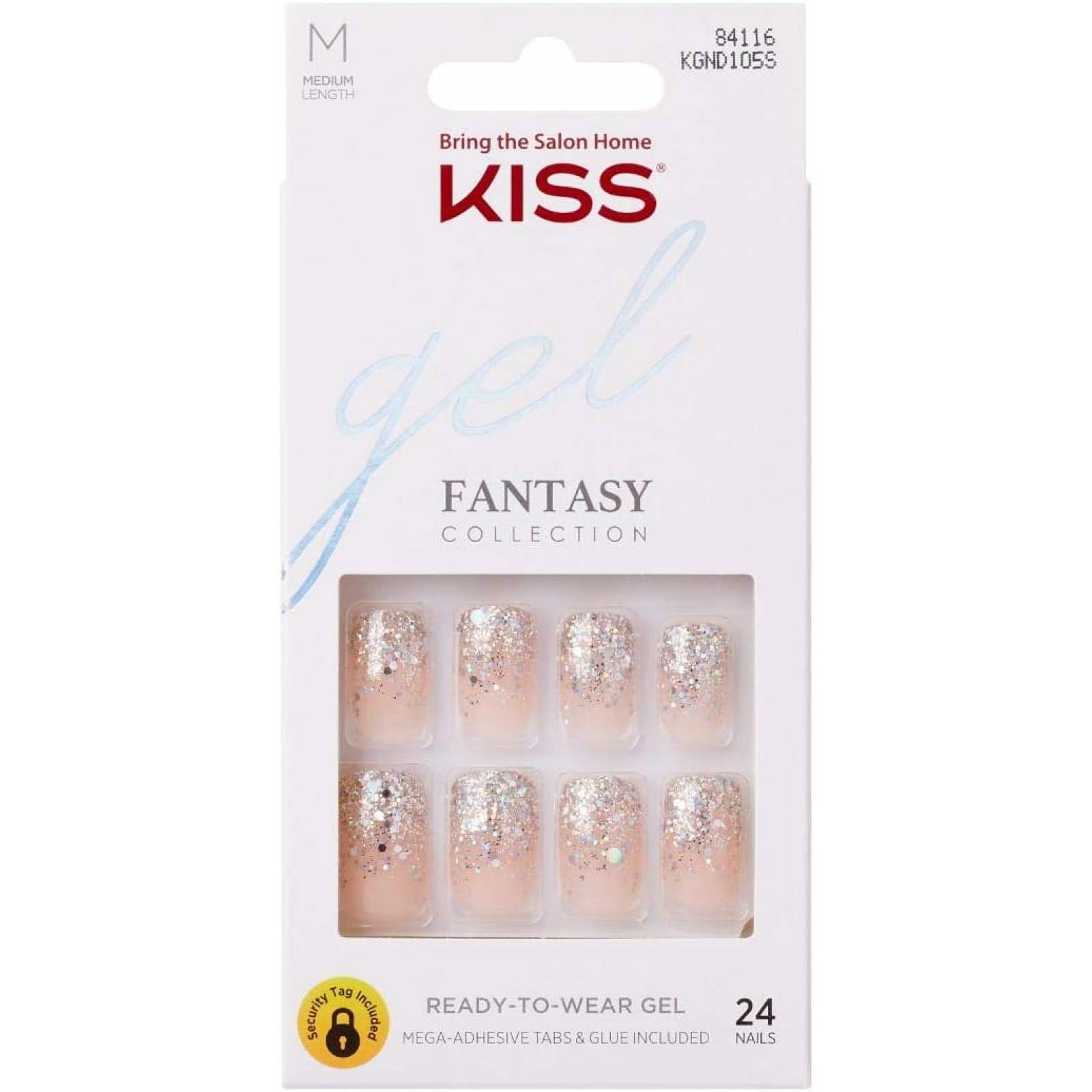Uñas Postizas KISS Gel Fantasy Collection Mod 84116