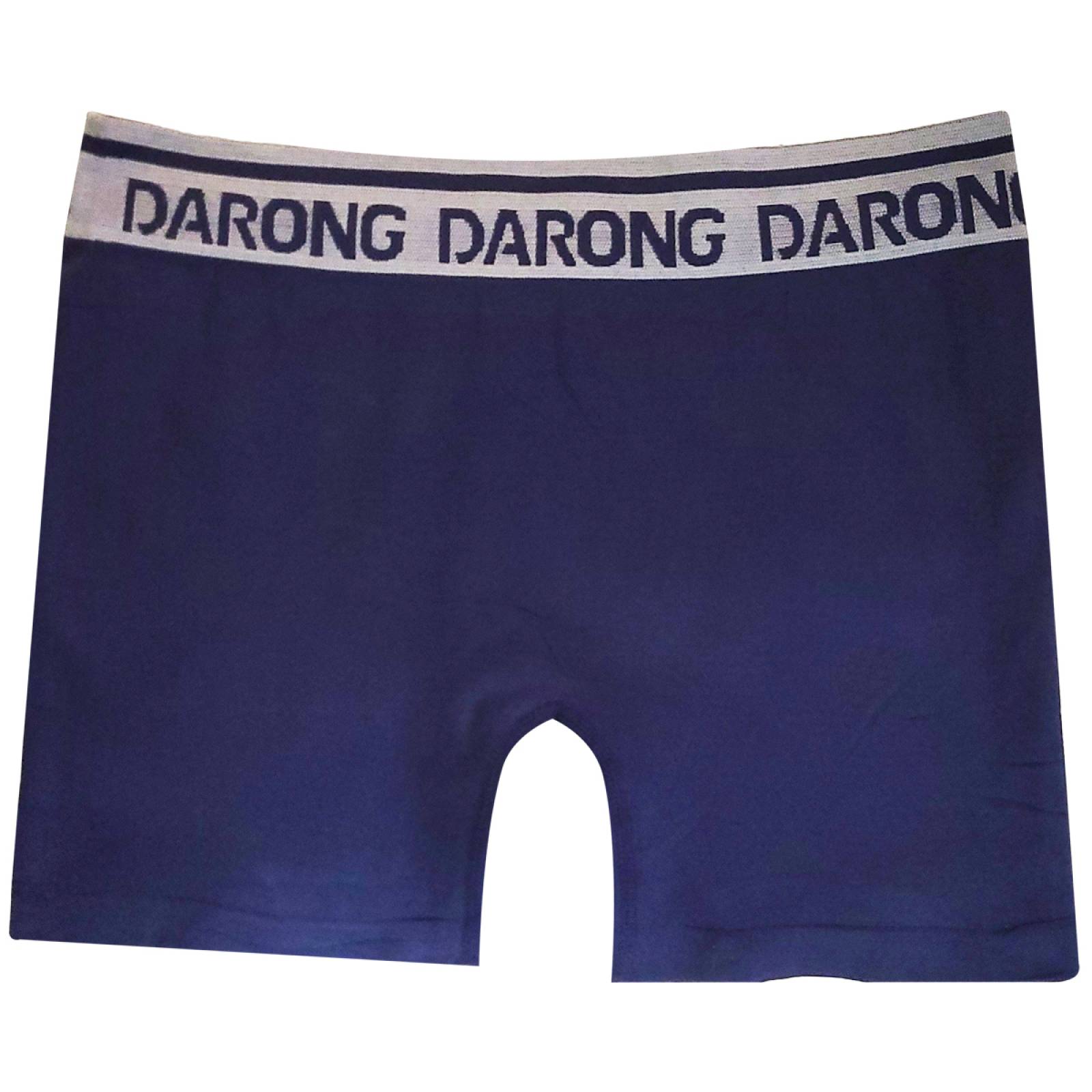 Boxer Gris - Azul Marino Grande Para Hombre de Licra