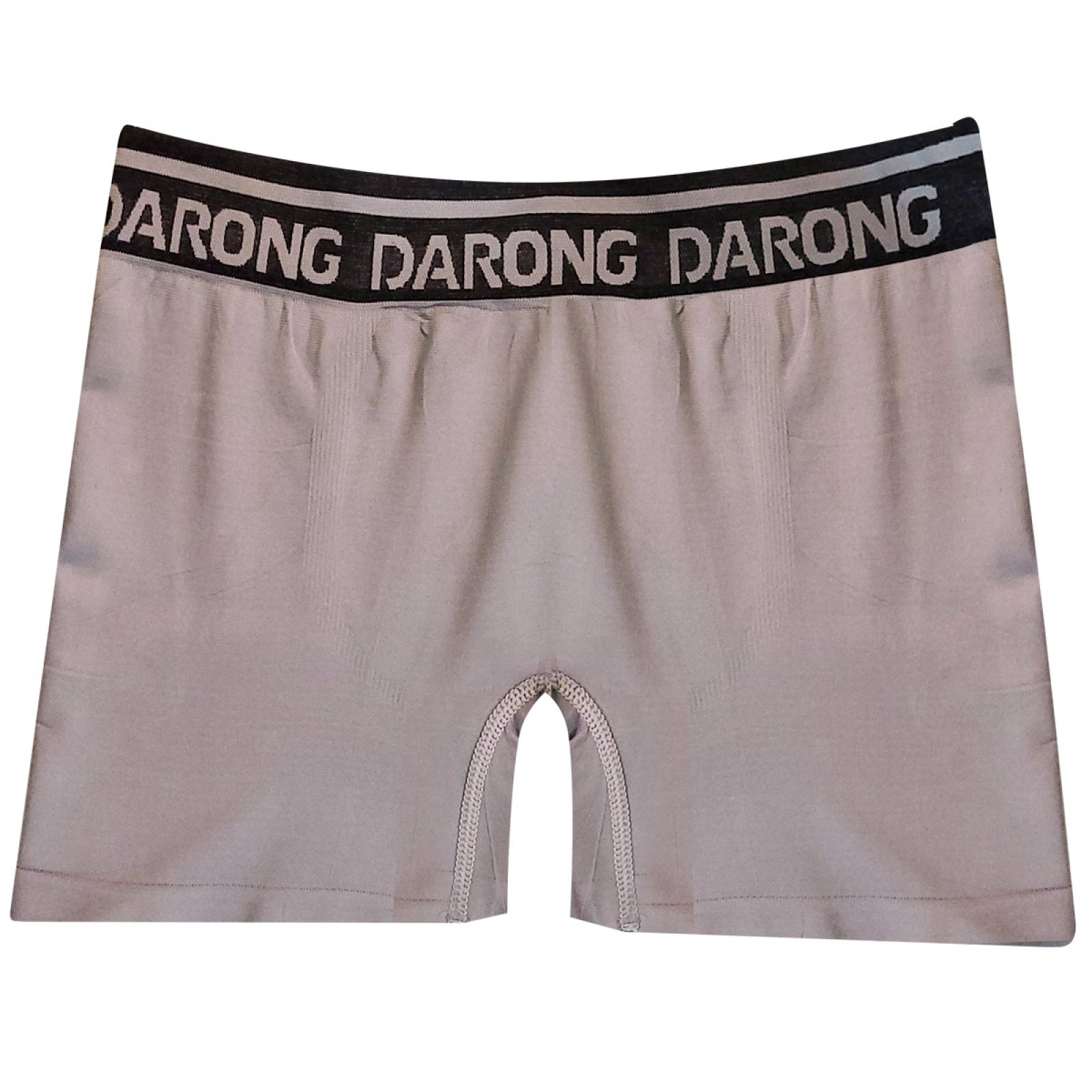 Boxer Gris Grande Para Hombre de Licra 
