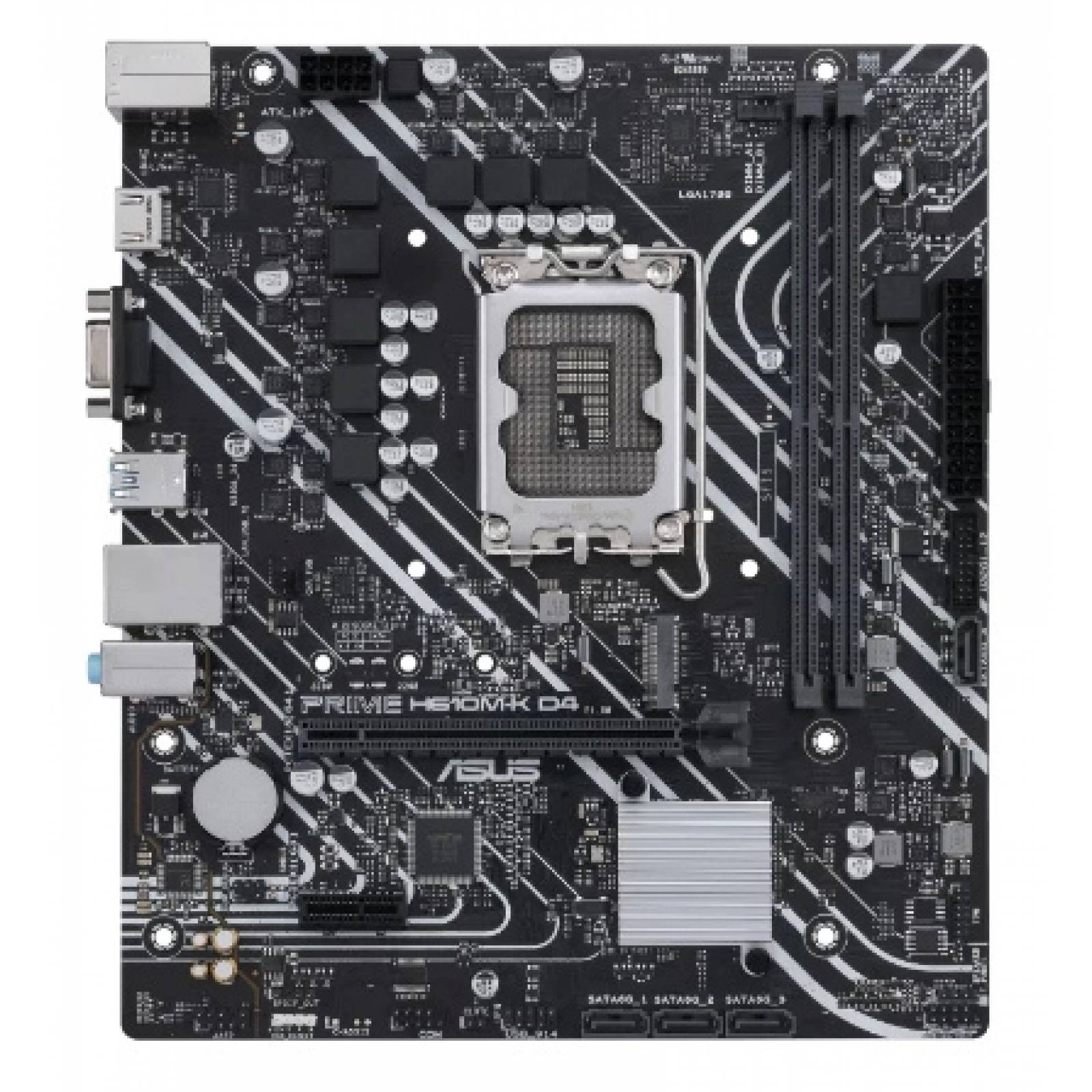 Tarjeta Madre Asus Prime PRIME H610M-K D4 Intel 12,13Th Gen Lga 1700 Matx