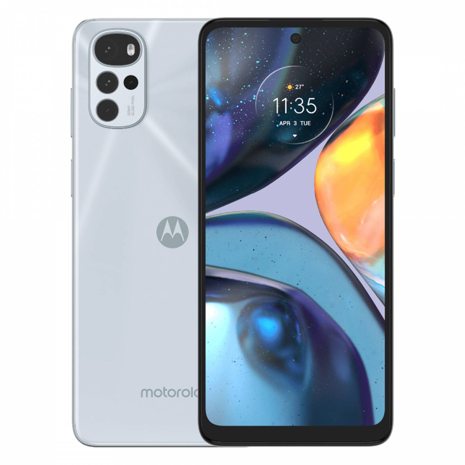 Celular Motorola Moto G22 Dual Sim 128 GB Pearl White 4 GB Ram