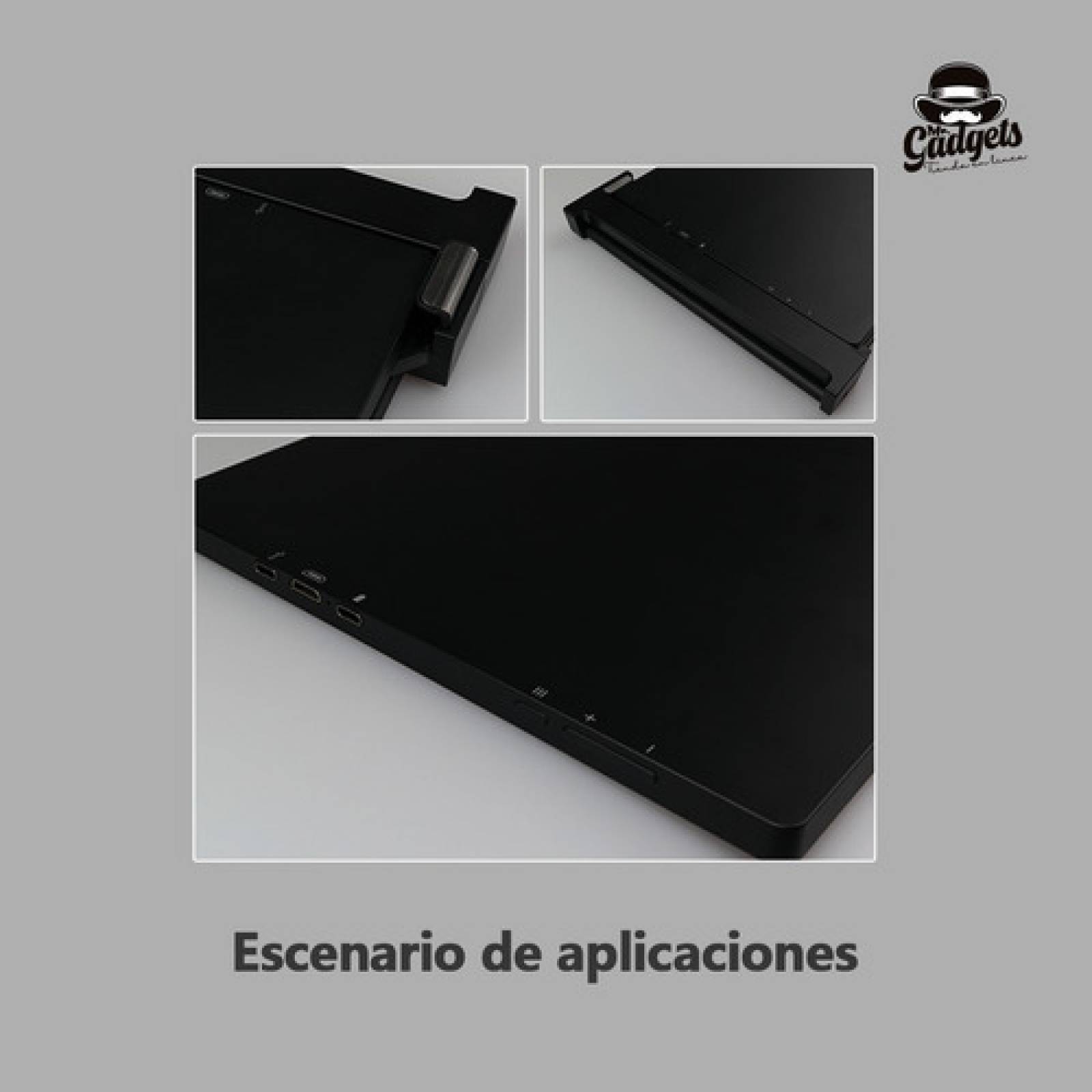 2 Pantallas Para Laptop Portátil Doble Monitor 11,9'' 1080 .