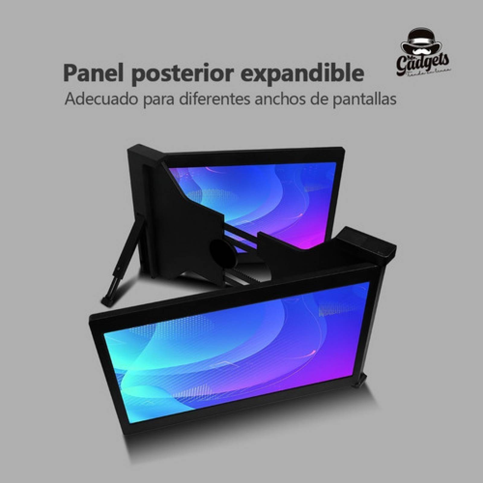 2 Pantallas Para Laptop Portátil Doble Monitor 11,9'' 1080 .