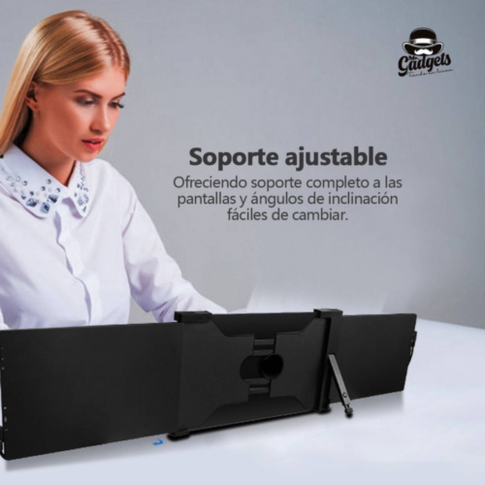 2 Pantallas Para Laptop Portátil Doble Monitor 11,9'' 1080 .