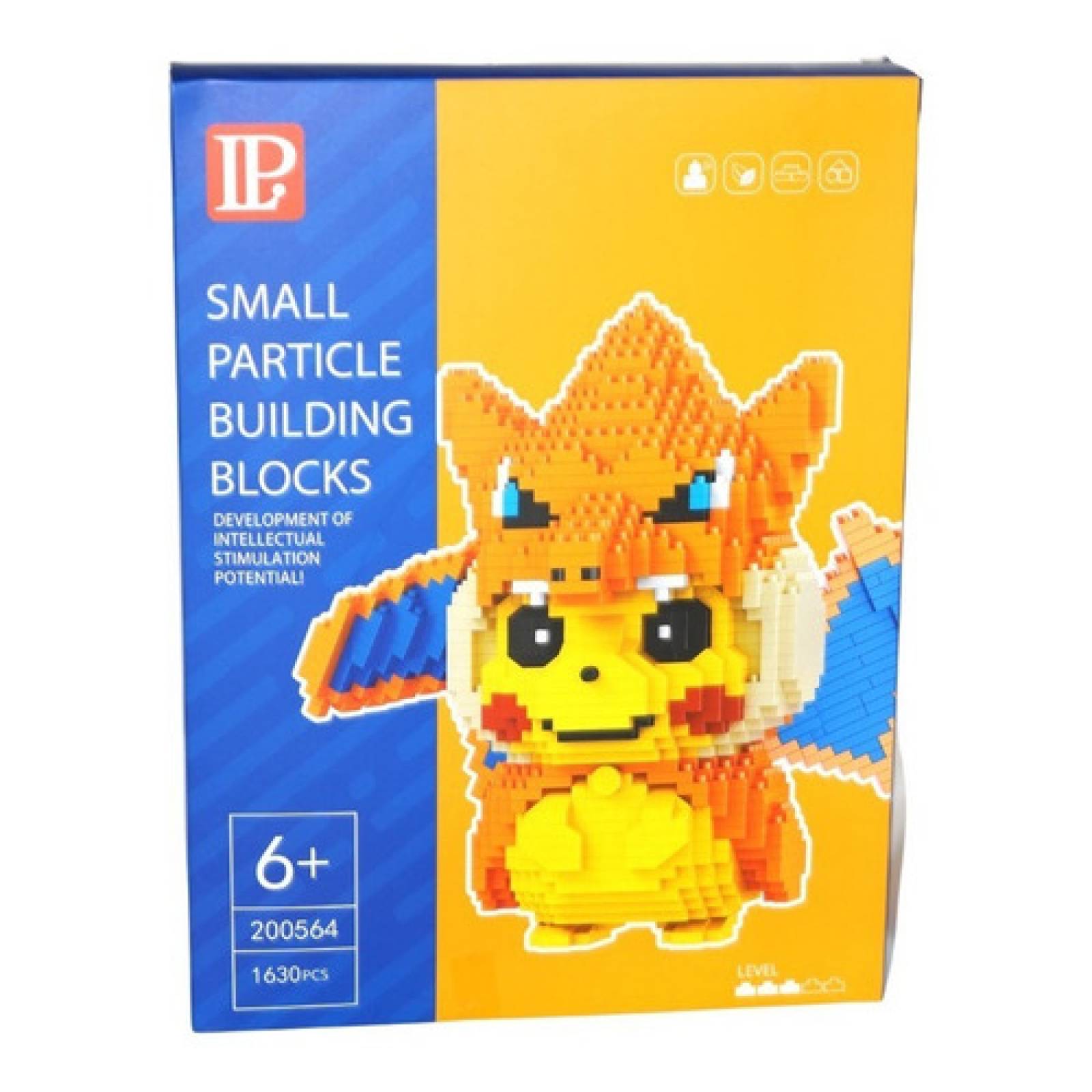 Rompecabezas 3d Pikachu Charizard Mini Bloques Armables.