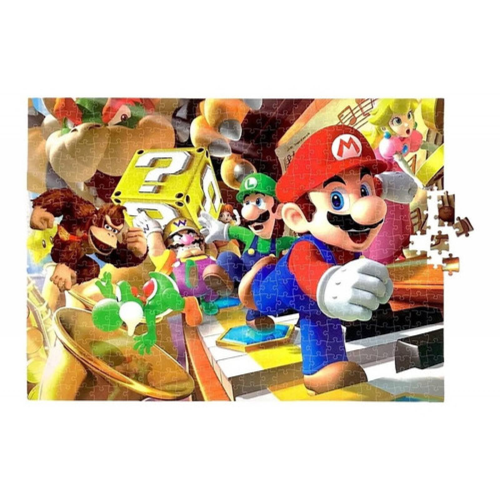 Rompecabezas Super Mario y Donkey Kong, Rompecabezas, Mini Blocks Armables 500 pzs, Figura de Mario, Juguetes de Mario para Niños, Juguete de Construcción, Juguetes Didácticos..