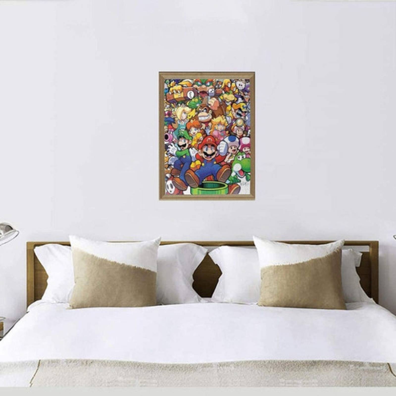 Rompecabezas Super Mario y Donkey Kong, Rompecabezas, Mini Blocks Armables 500 pzs, Figura de Mario, Juguetes de Mario para Niños, Juguete de Construcción, Juguetes Didácticos..