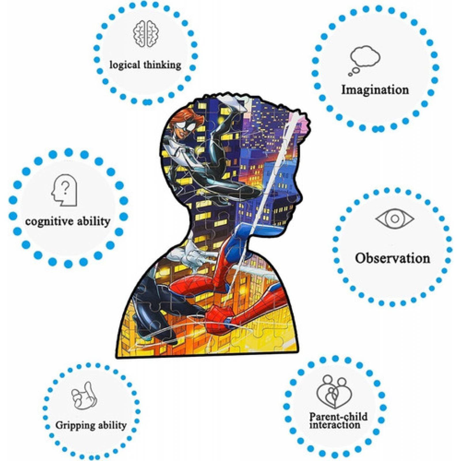 Rompecabezas Super Mario y Donkey Kong, Rompecabezas, Mini Blocks Armables 500 pzs, Figura de Mario, Juguetes de Mario para Niños, Juguete de Construcción, Juguetes Didácticos..