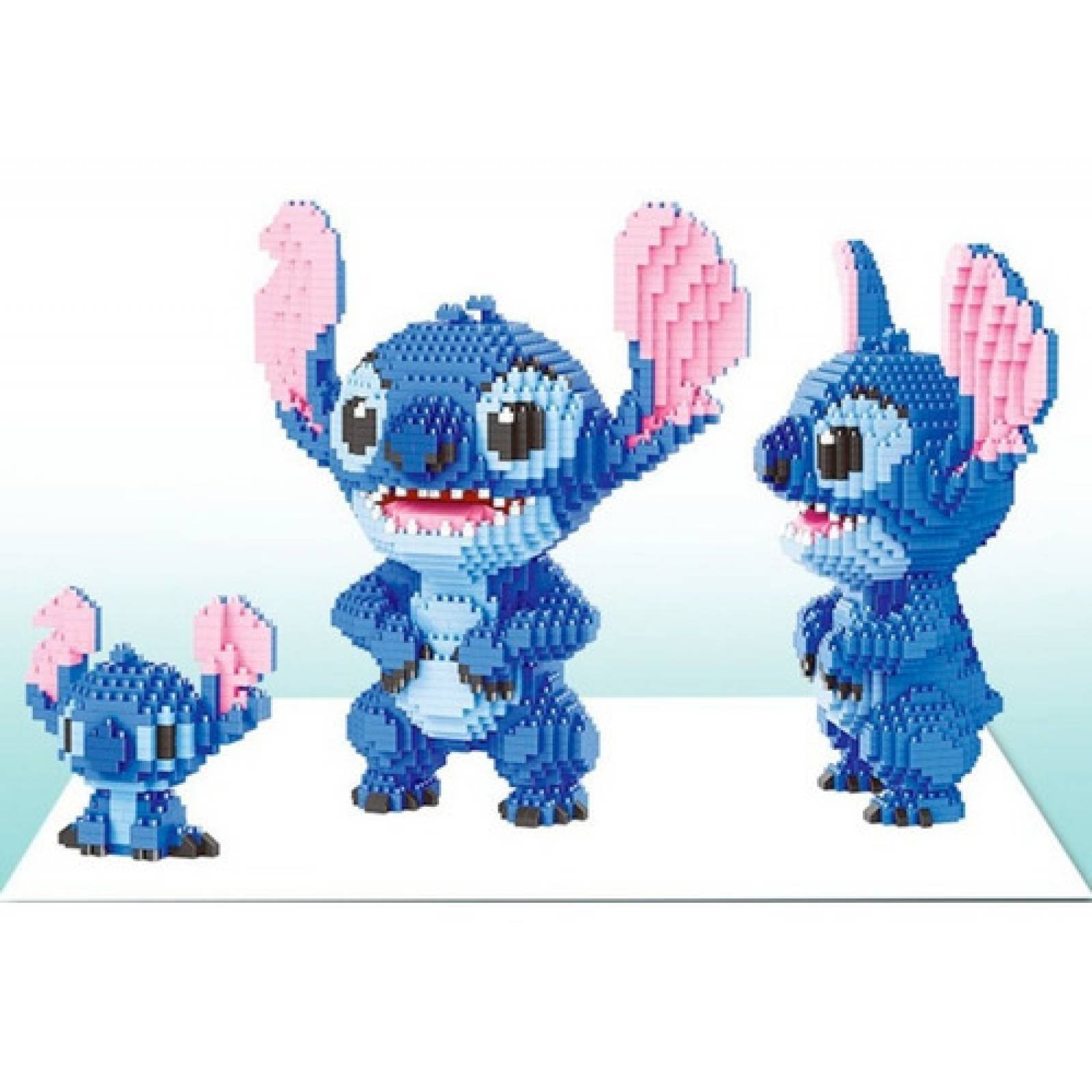  Figura de Bloques Armables Stitch Enojado con 3003 Piezas, Set de Super Mini Blocks de Construcción, Figura Coleccionable Stitch, Gran Juguete, Rompecabezas 3D Decoración, Regalo Ideal.
